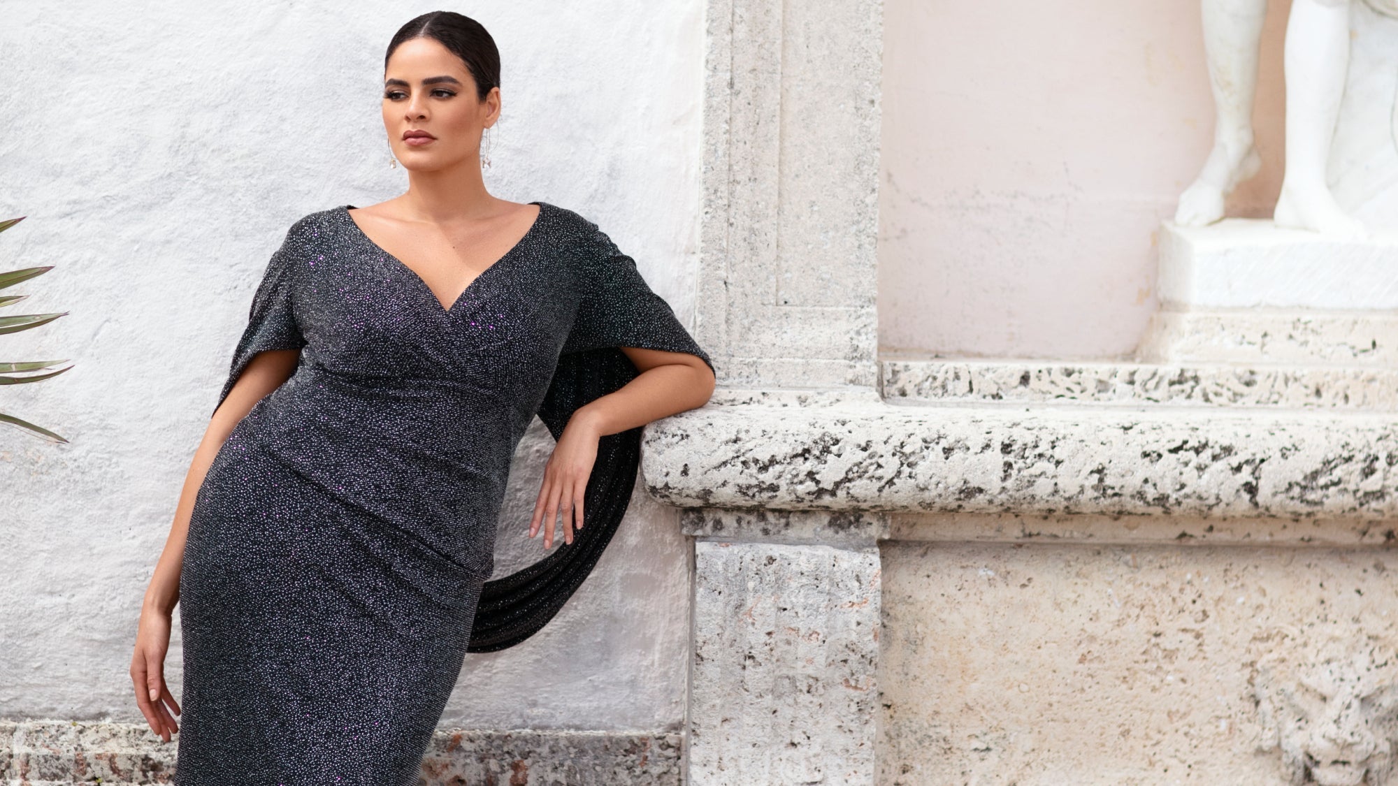 Stunning Betsy & Adam Evening Gowns for Curvy Figures