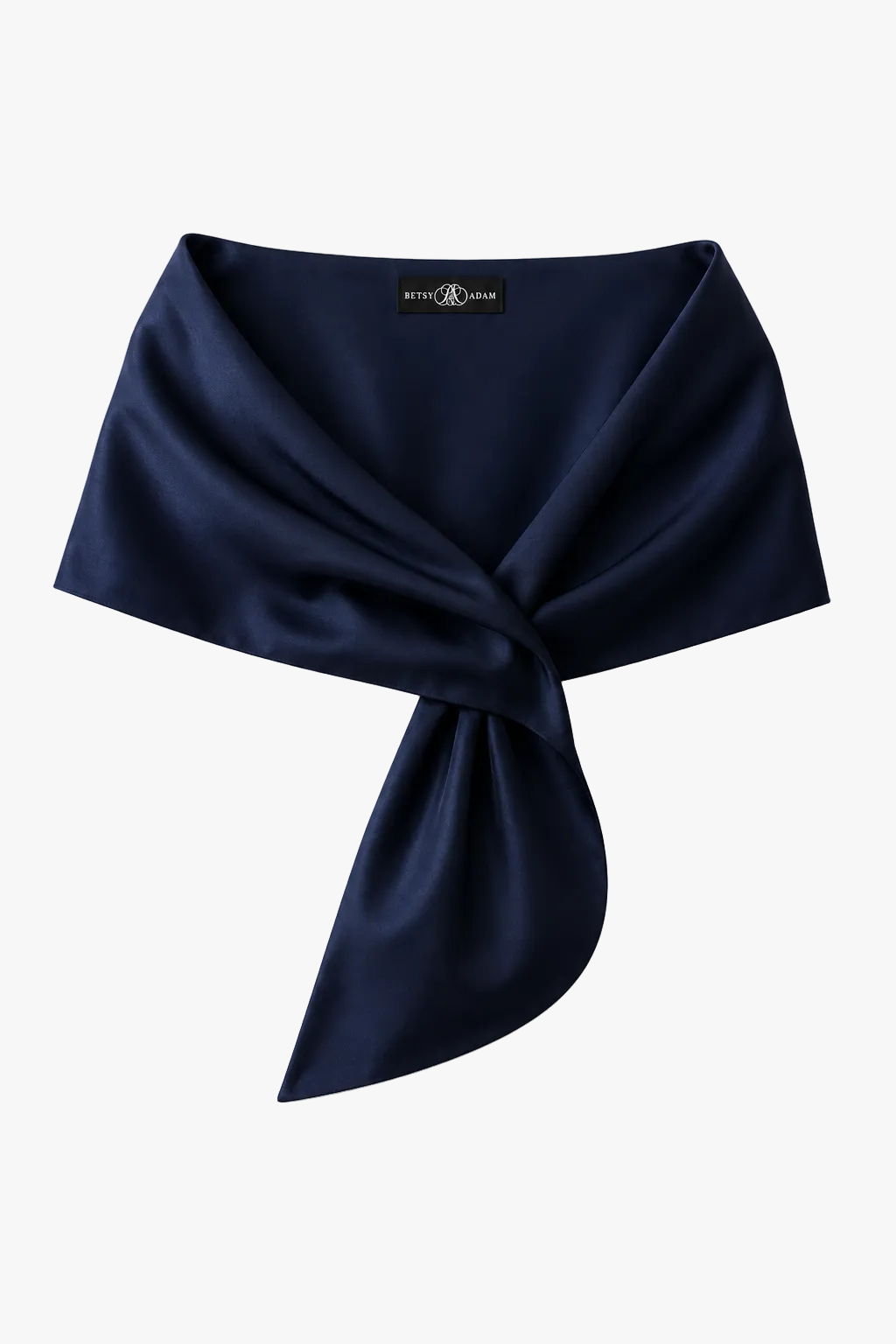 satin shawls for dresses Trixie Pull Through Shawl Wrap smarttag_best_products shoulder wrap stole is Color:Dark Chocolate (207) Blue suit, brown shoes