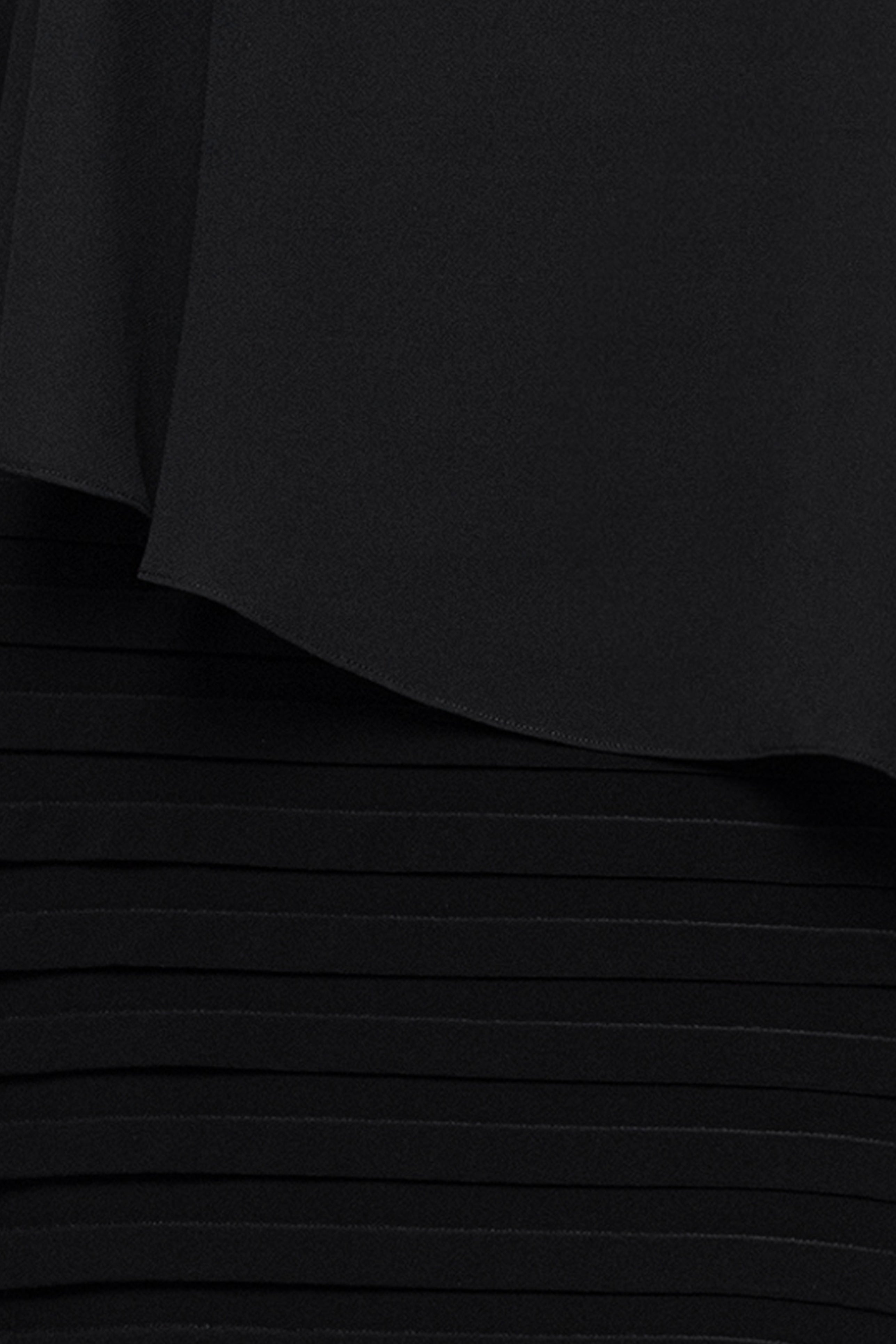 Plus "Charlotte" Short Chiffon Cape Scuba Crepe Shutter Dress