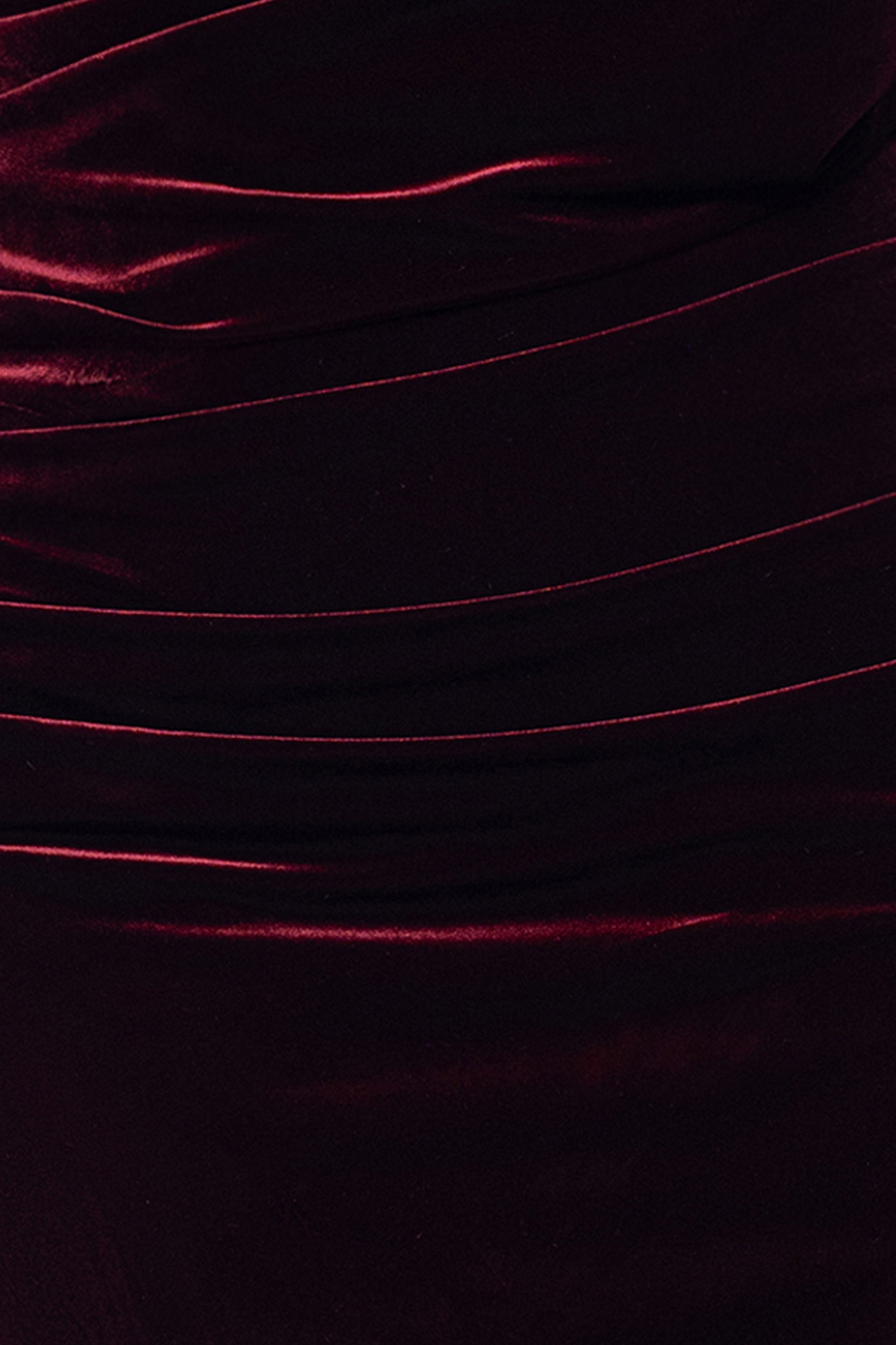Plus "Kinsley" Velvet Drape Back Dress
