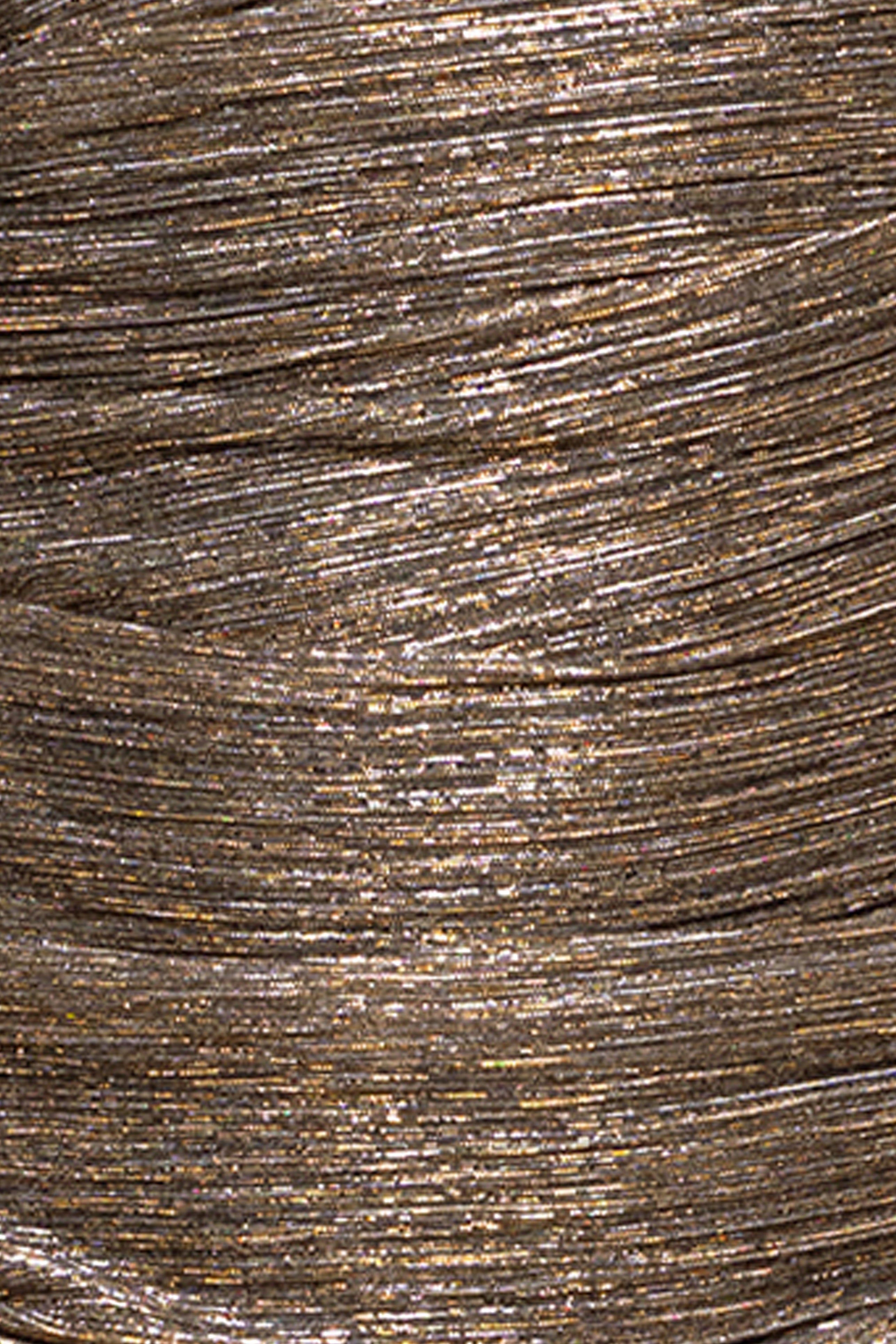 "Kaia" Metallic Crinkle Boat Neck Drape Sleeve Floor Length Dress