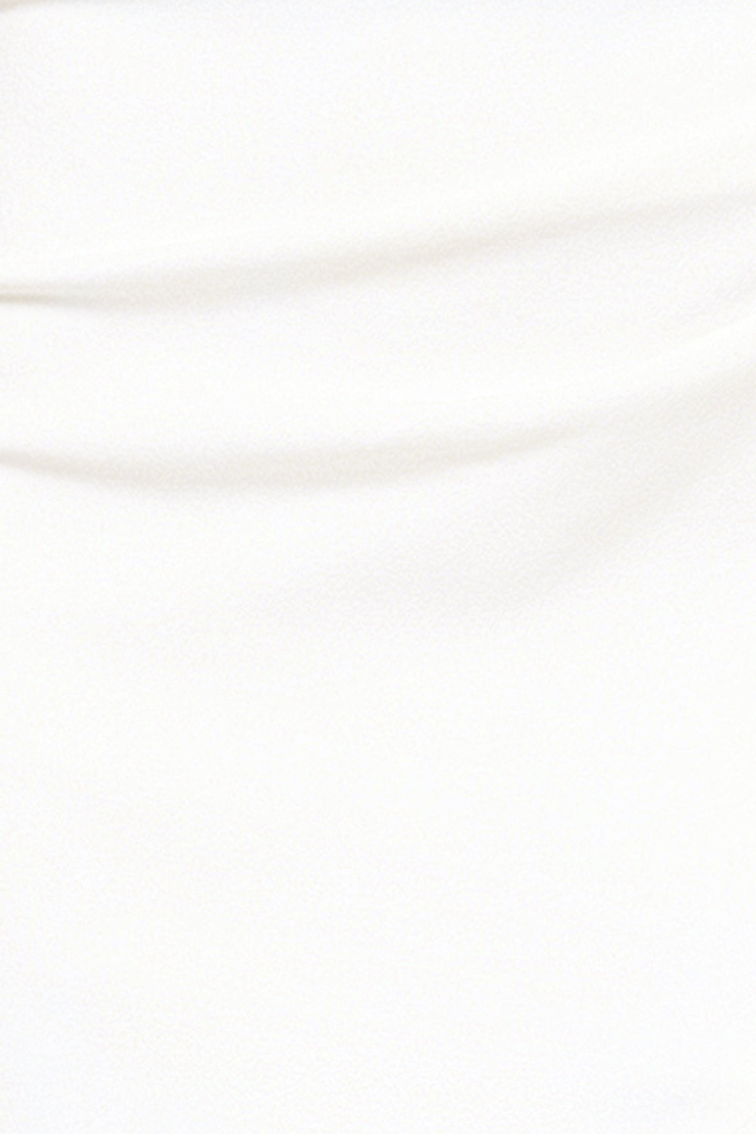 "Candace" Long V- Neck Hi Low Cascade Dress