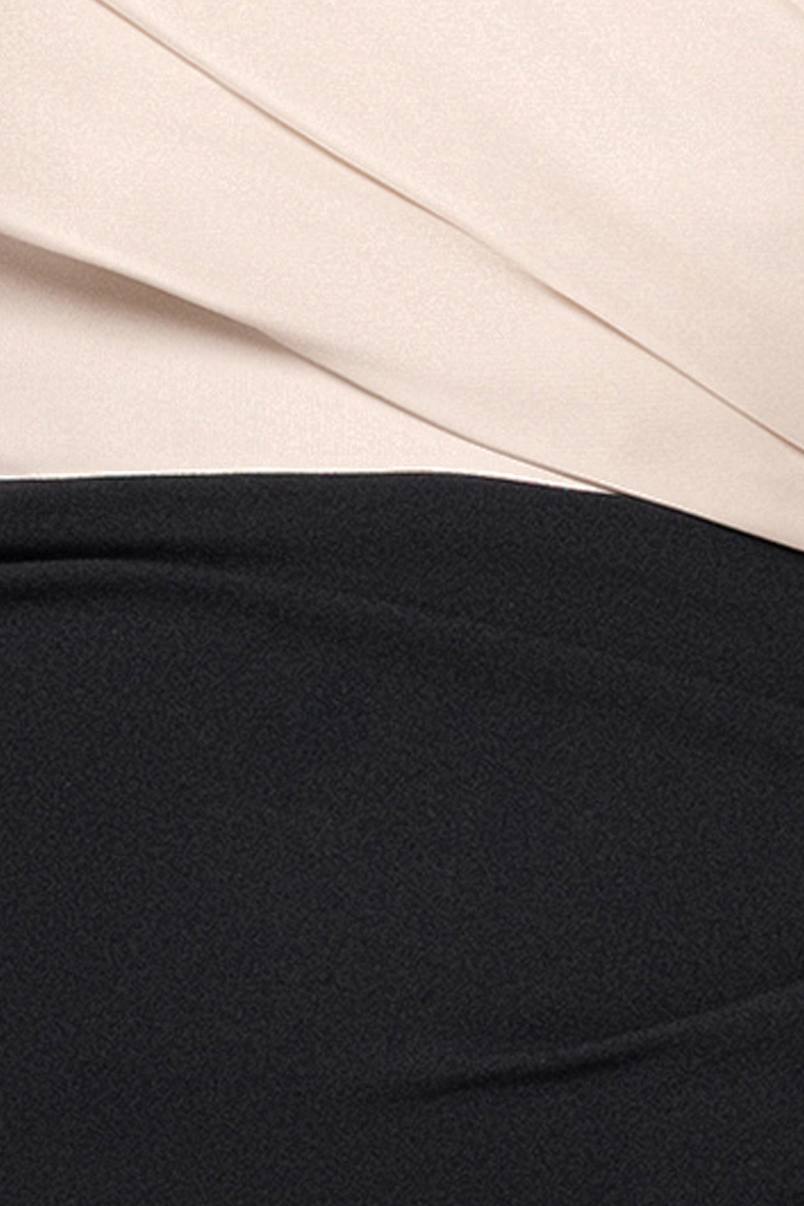 Plus "Yasmeen" Long Off The Shoulder Scuba Crepe Gown