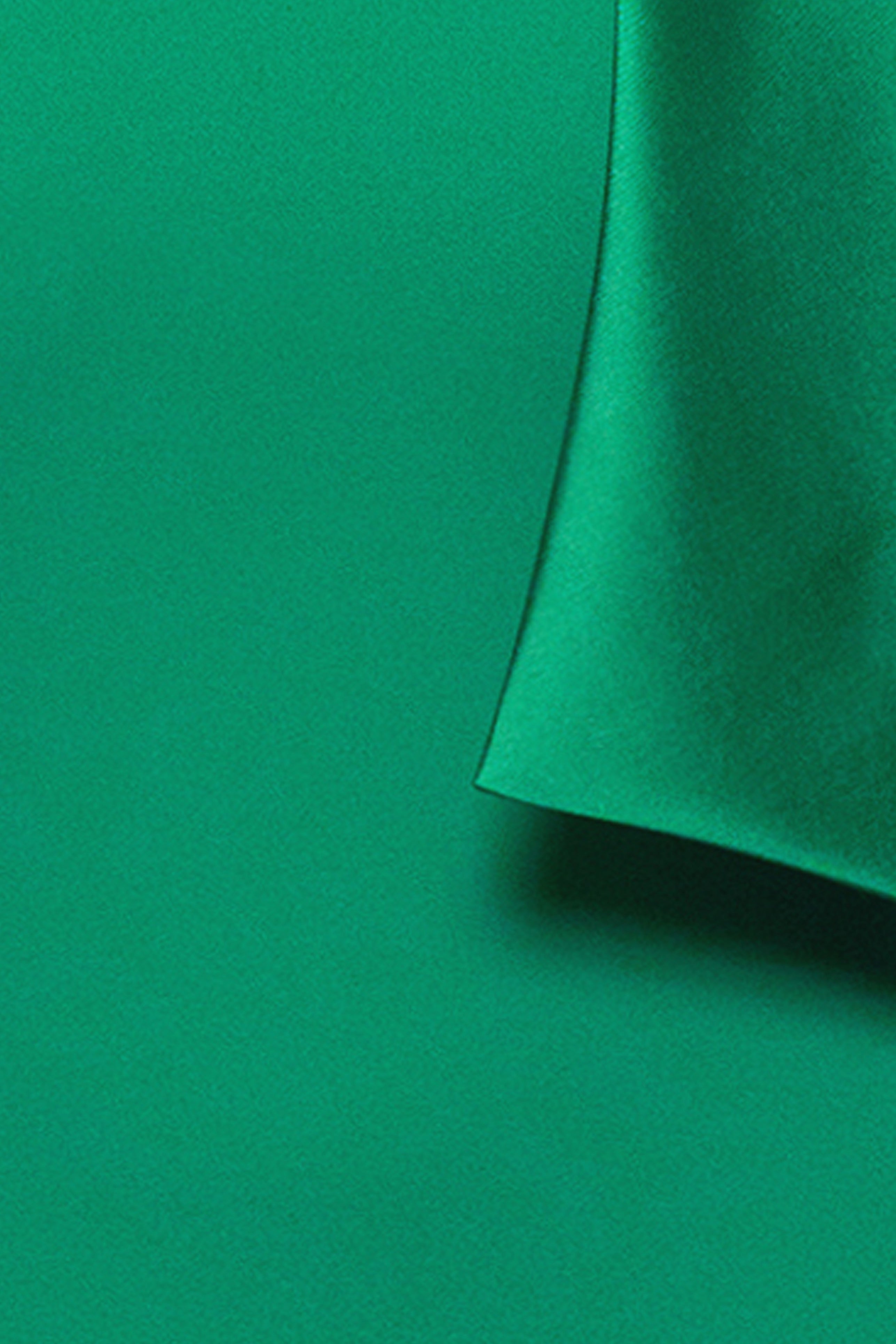 "Carmela" Long Scuba Crepe Dress with Satin Bow