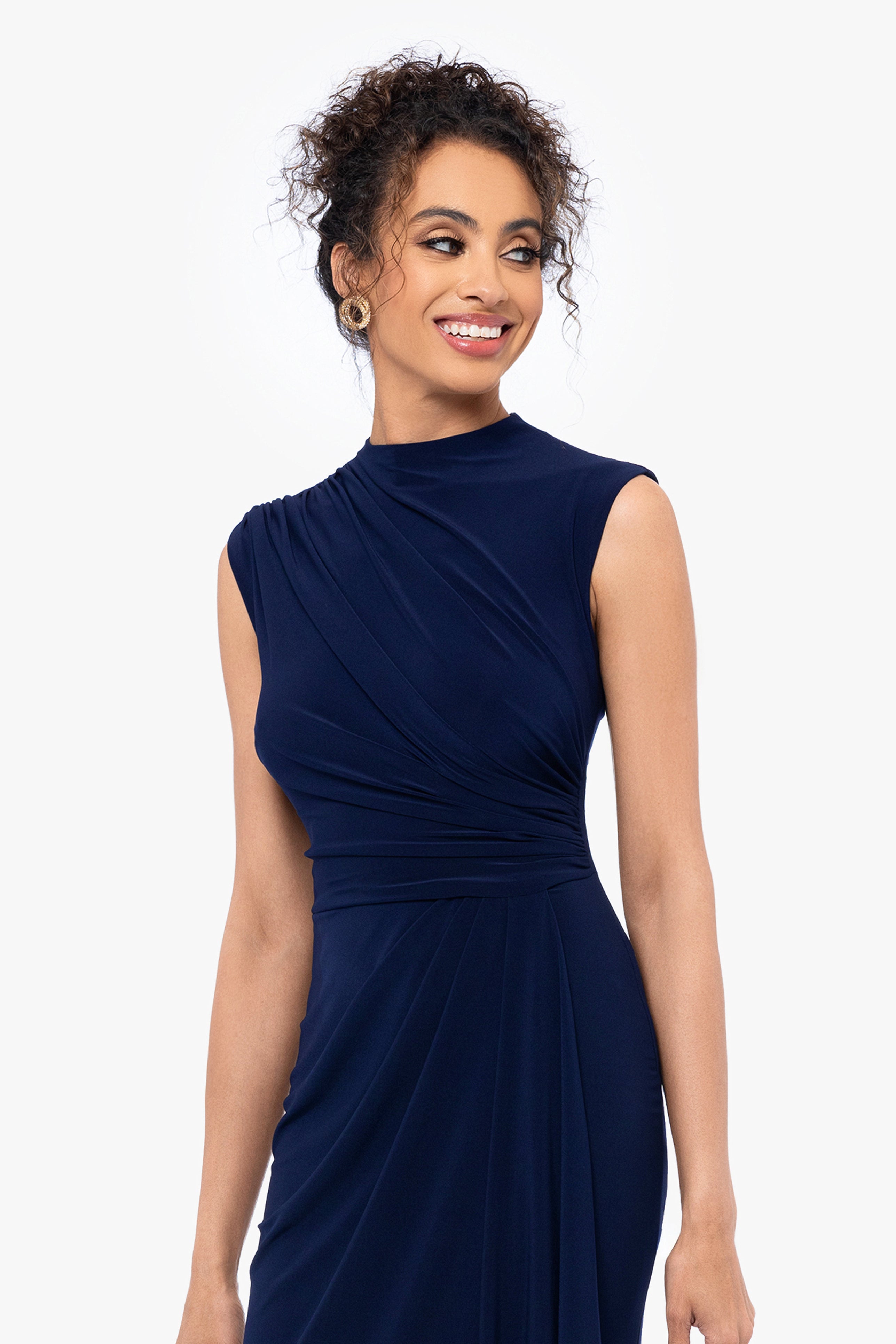 "Patricia" Jersey Knit Sleeveless Dress