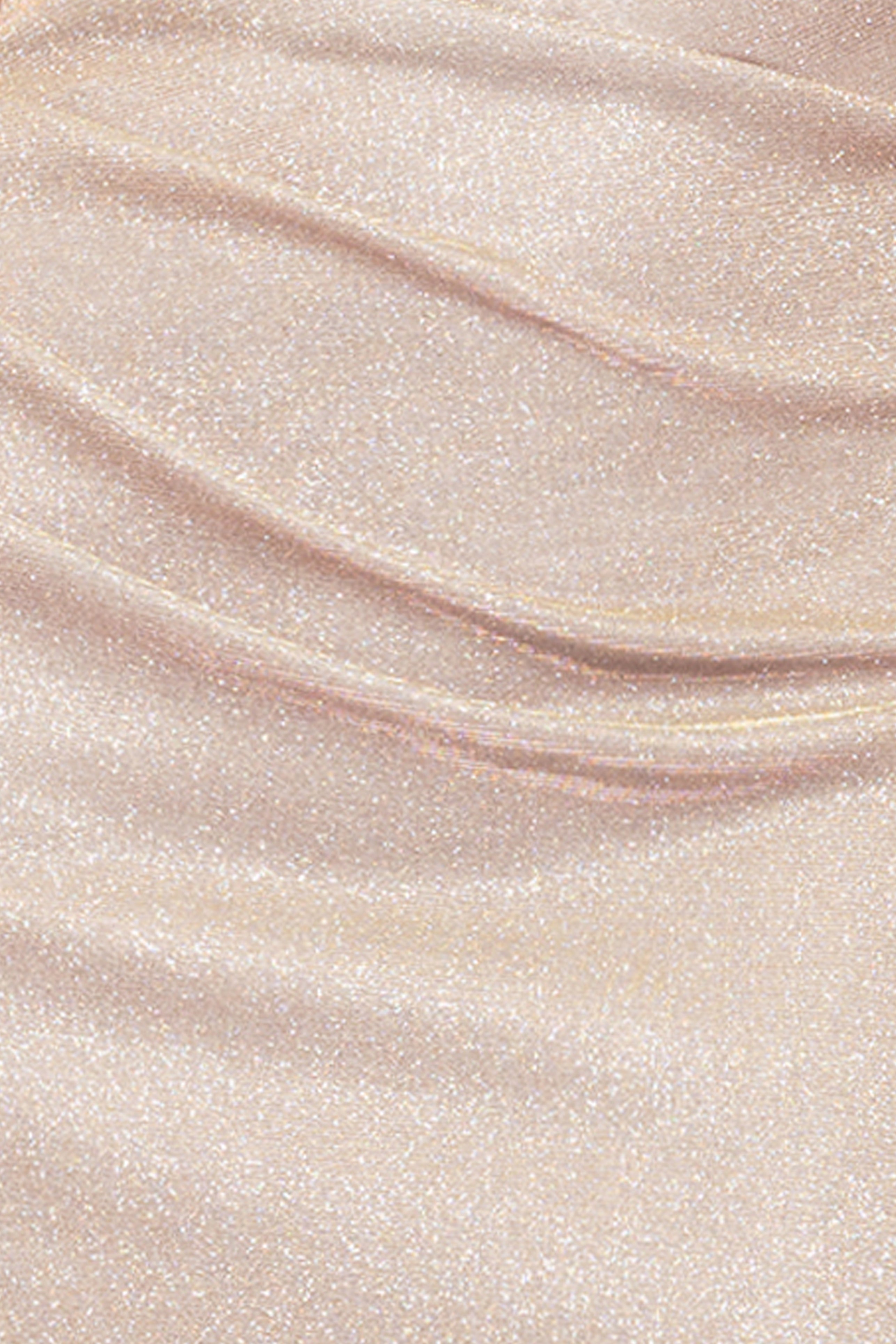 "Phoebe" Galaxy Knit One Shoulder Flower Floor Length Dress