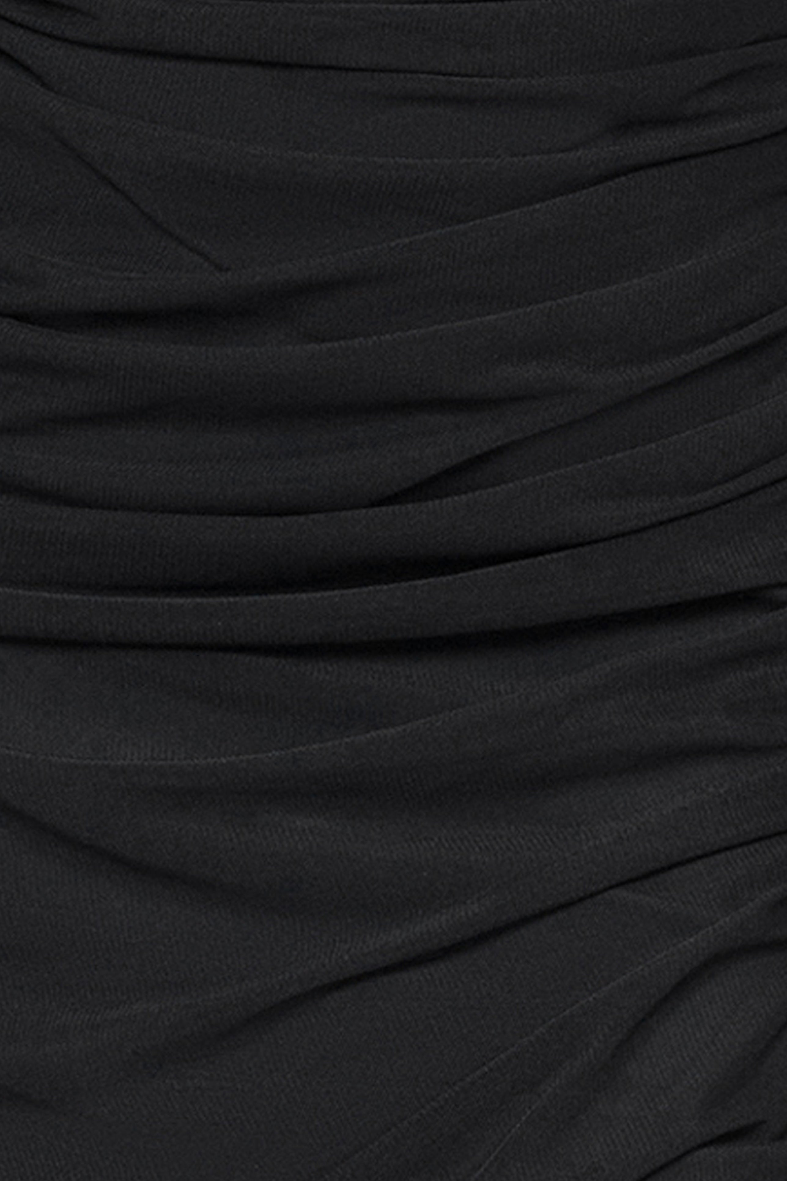 "Janice" Mesh Square Neck Floor Length Dress