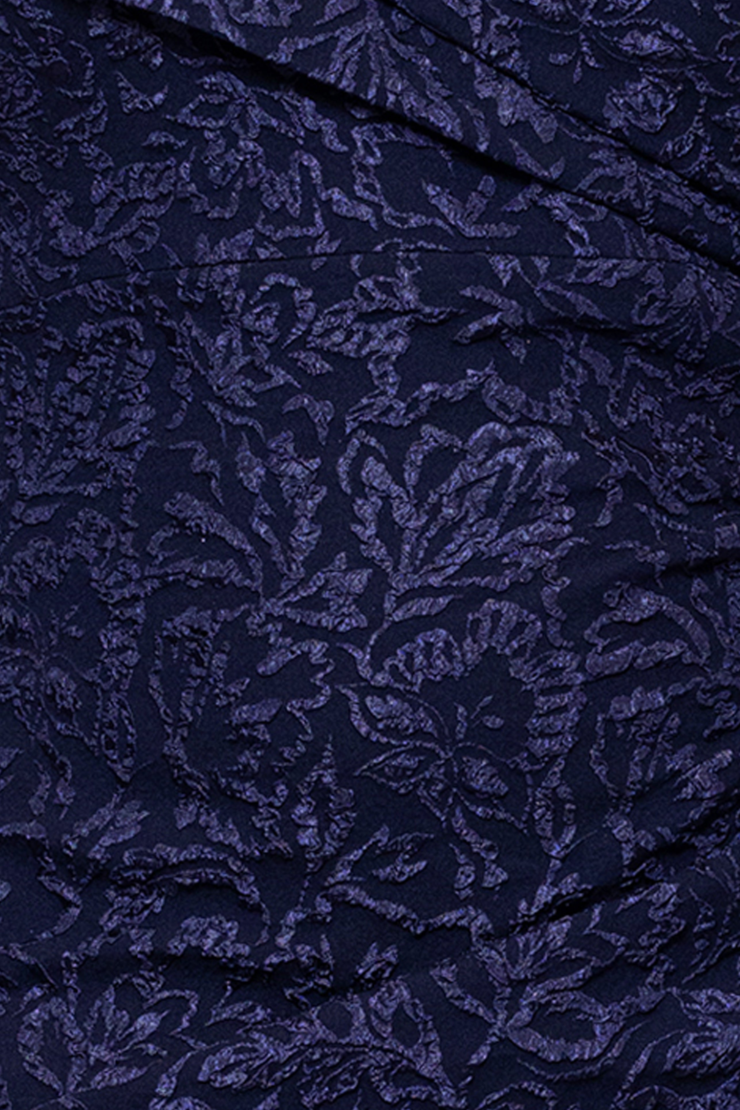 Plus "Dolly" Jacquard Off the Shoulder Floor Length Dress