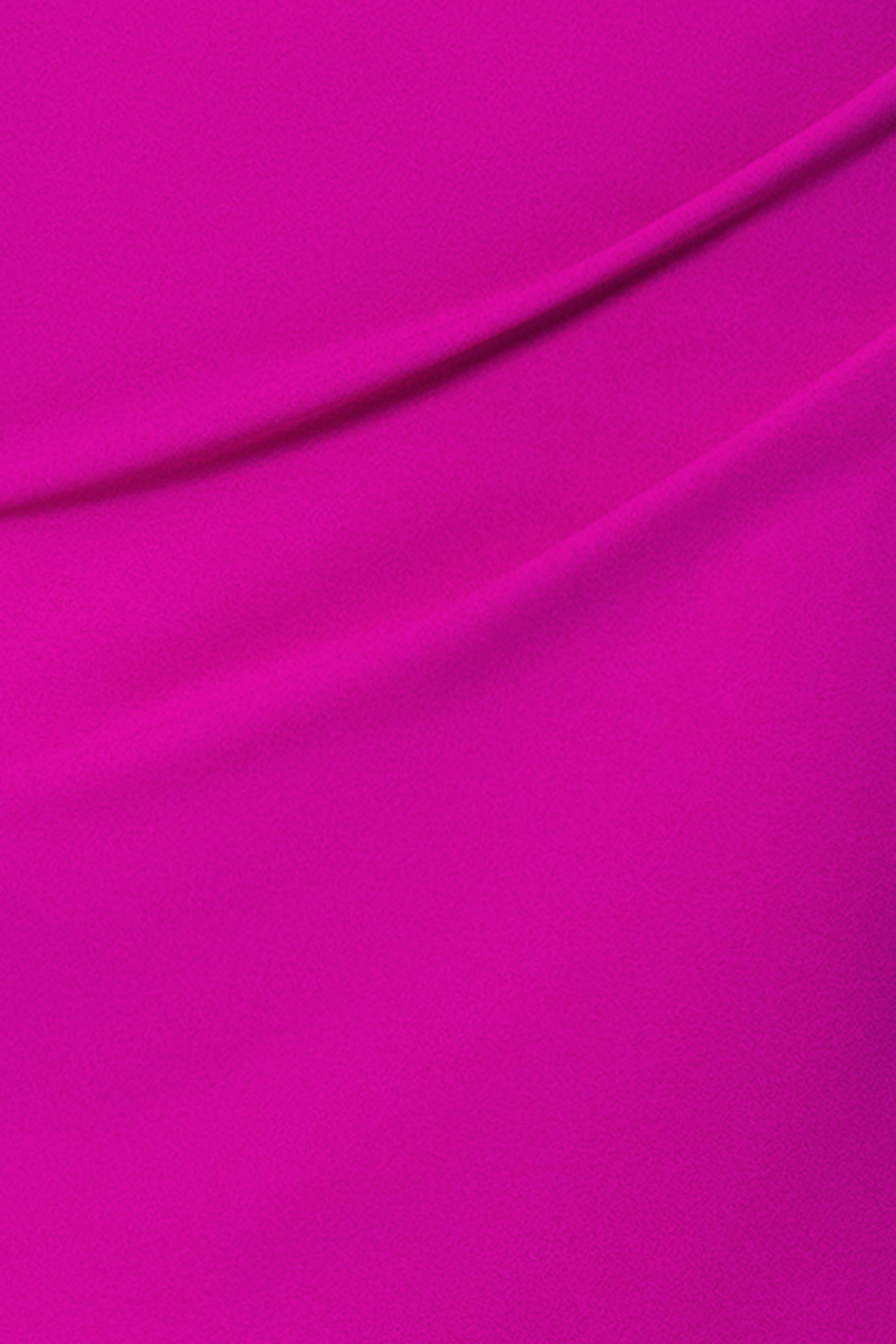 Plus "Avery" Scuba Crepe Drop Shoulder Floor Length Dress