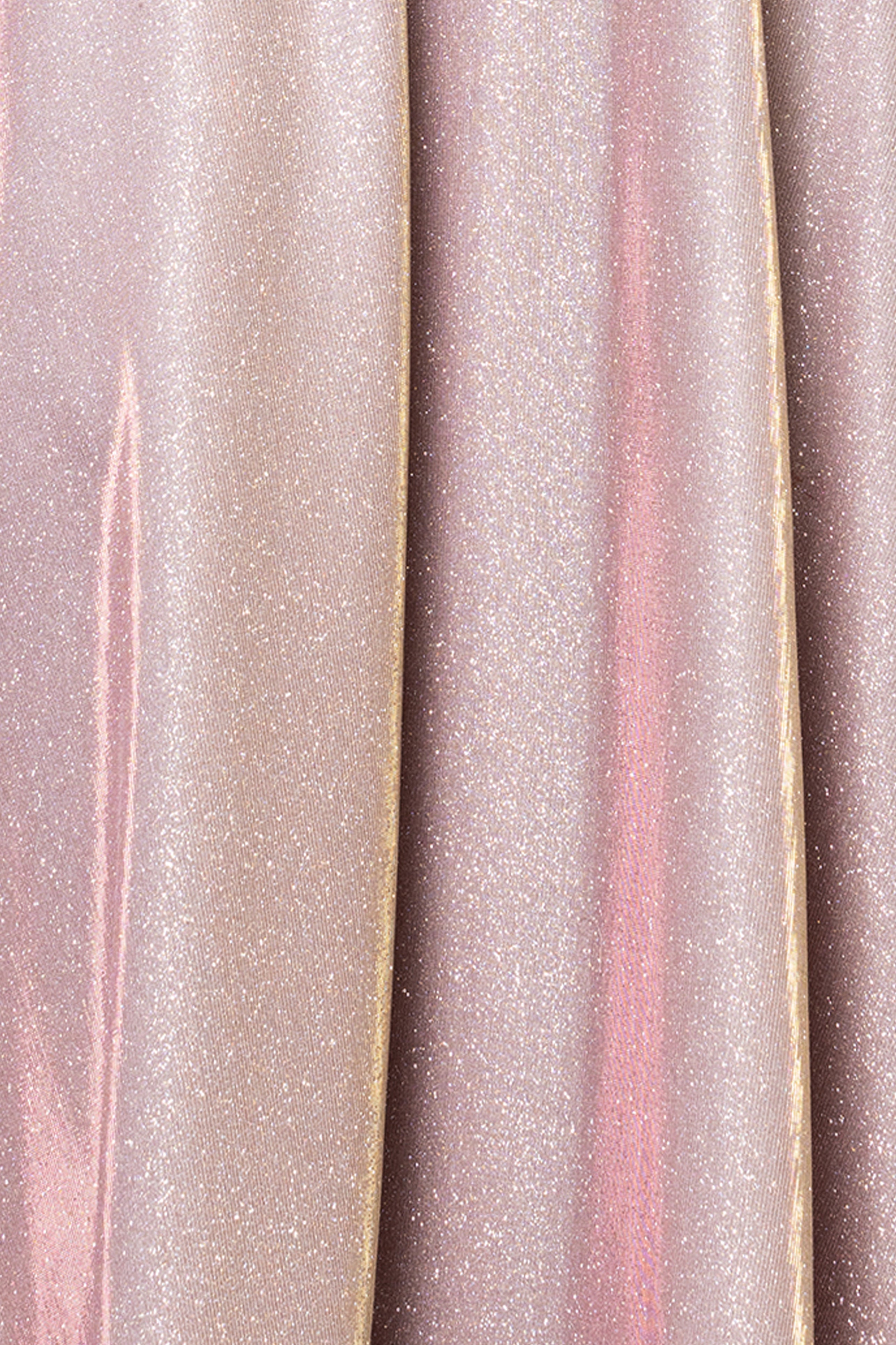 "Kendra" Galaxy Glitter Off the Shoulder Floor Length Gown