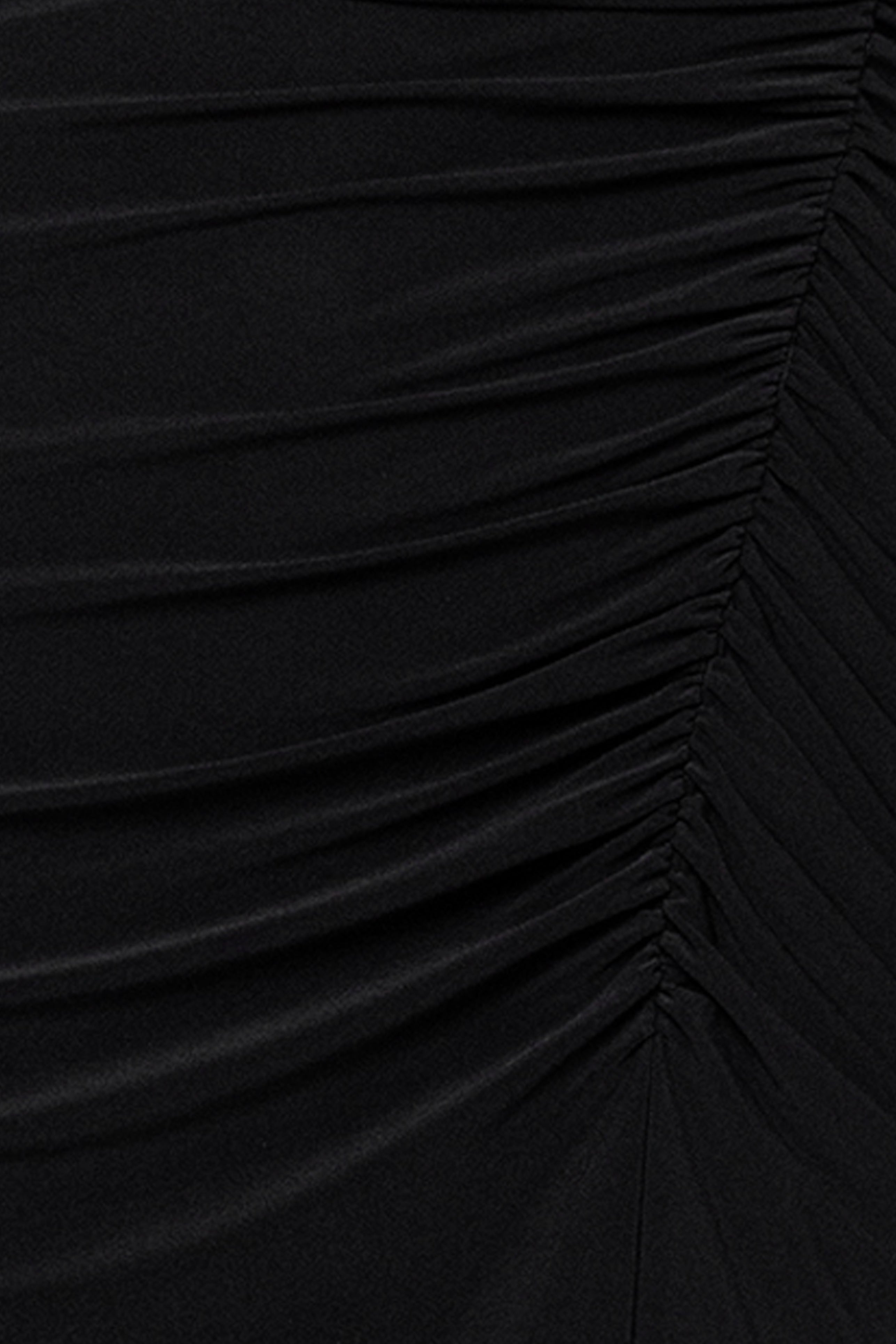 "Lydia" Jersey Knit Off The Shoulder Long Sleeve Silver Trim Midi Dress
