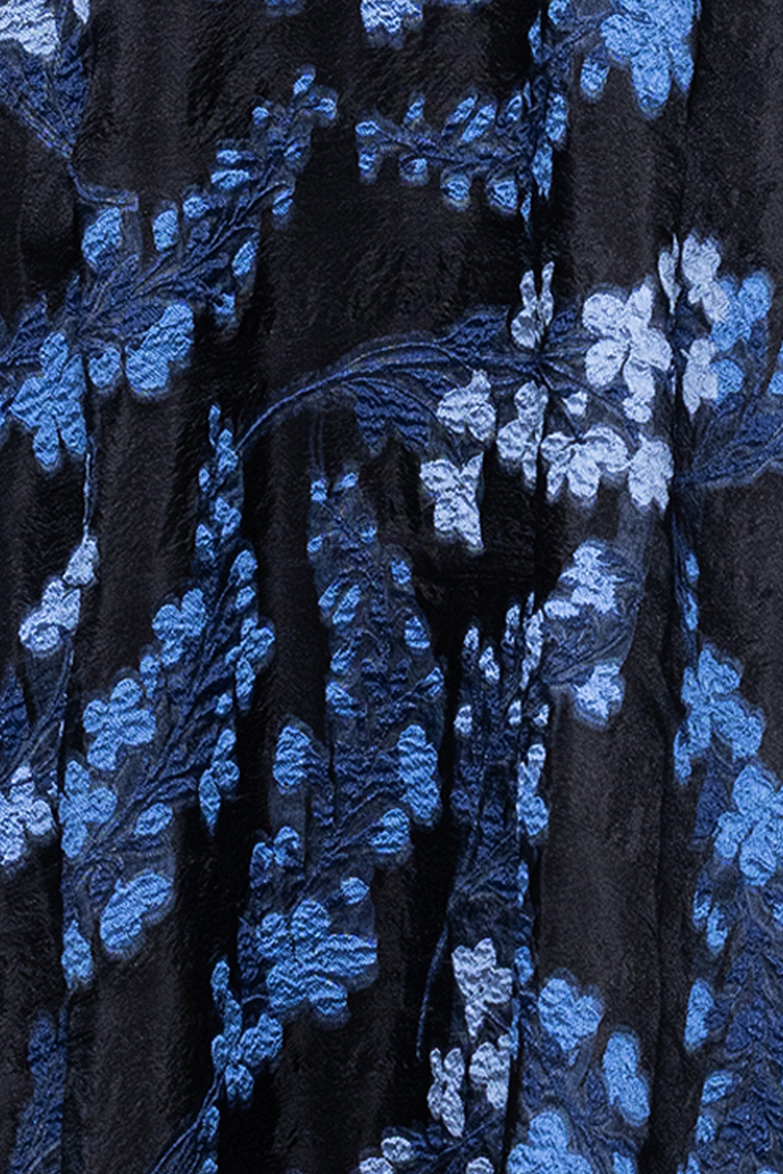 "Amaira" Organza Brocade Off the Shoulder Floor Length Dress