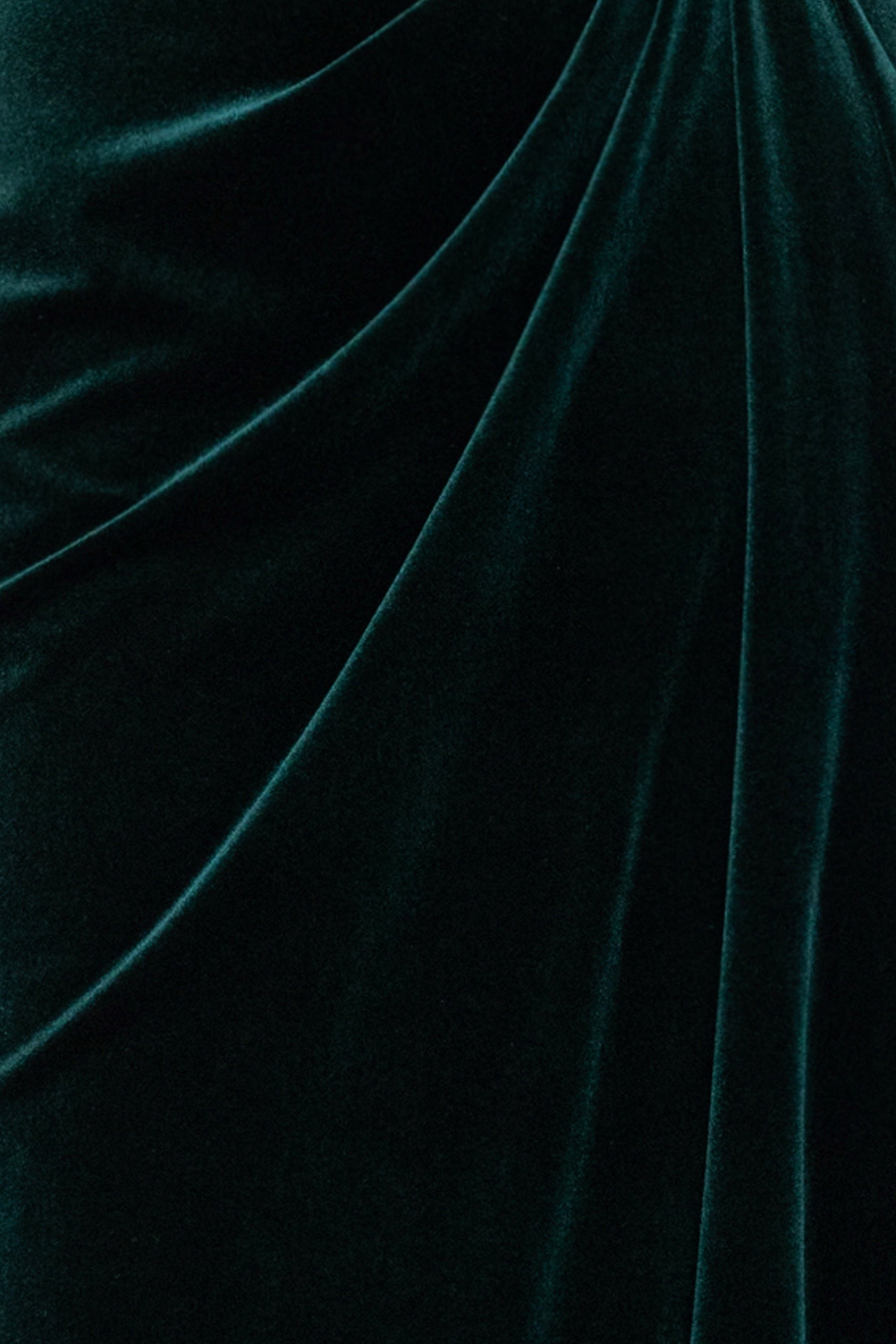 "Cherie" Velvet Side Ruched Dress