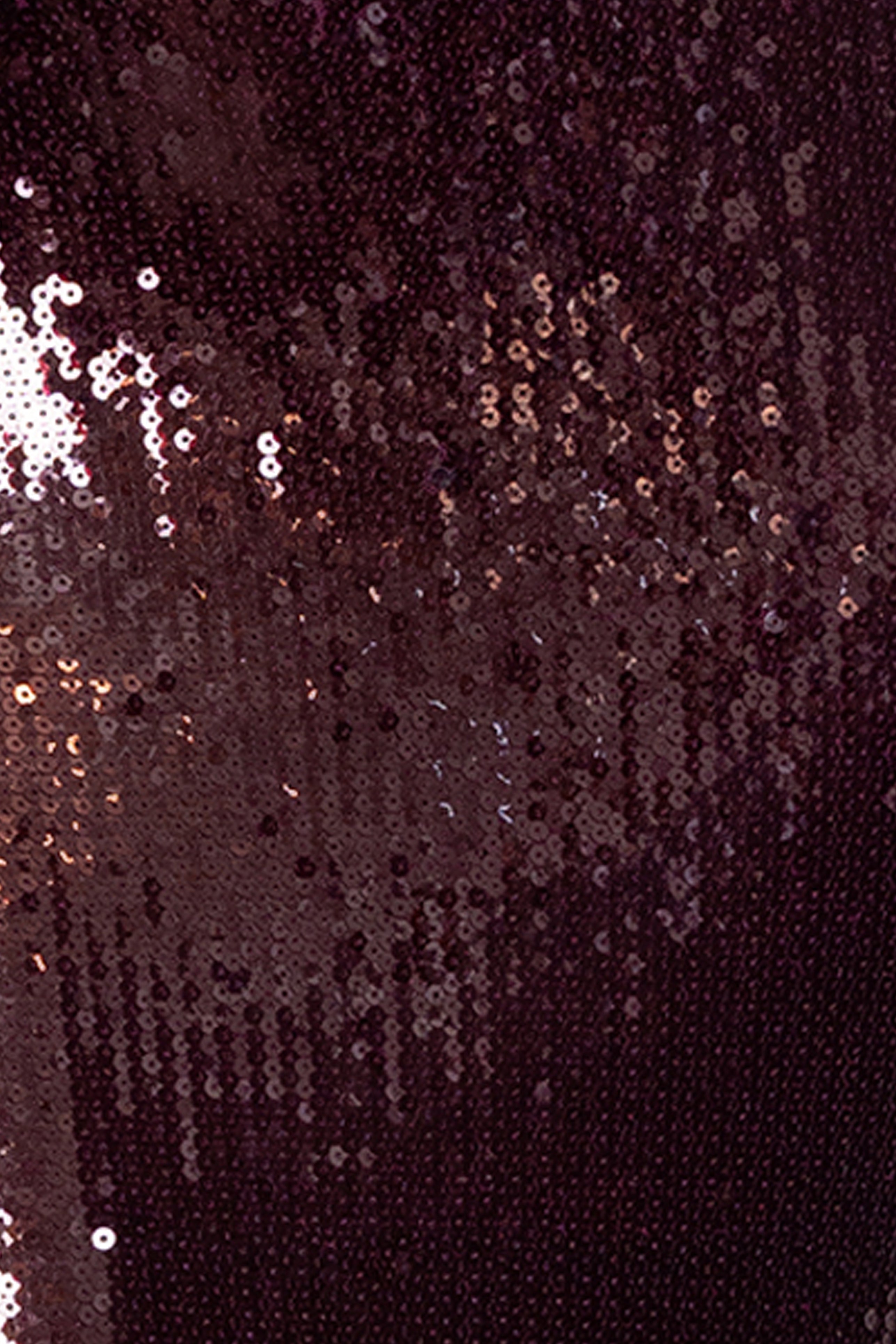 Petite "Lita" Sequin Halter Knot Neck Floor Length Dress