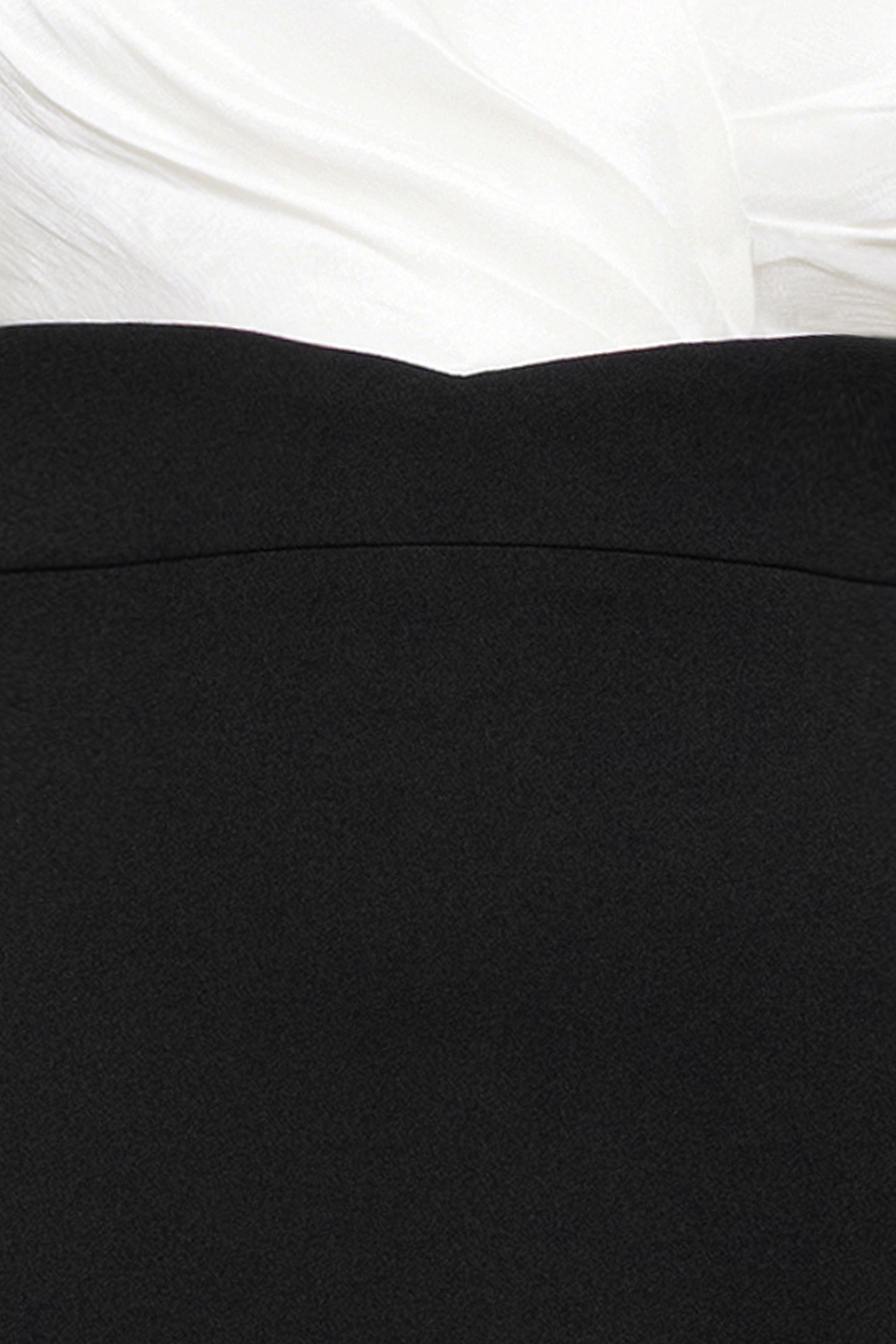 Plus "Beth" Taffeta and Scuba Crepe A-Line Floor Length Dress