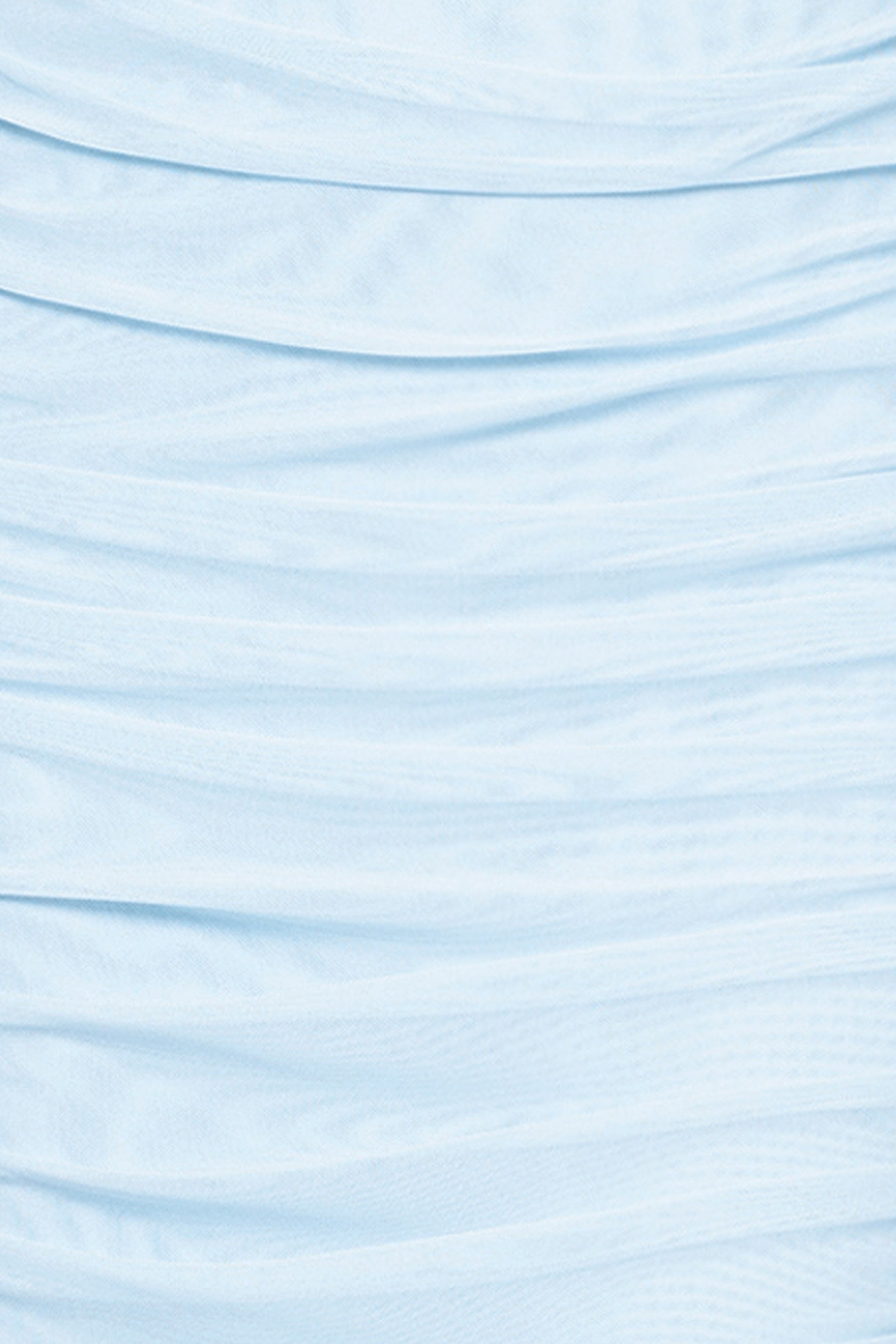 "Kristen" Mesh Drape Back Floor Length Dress