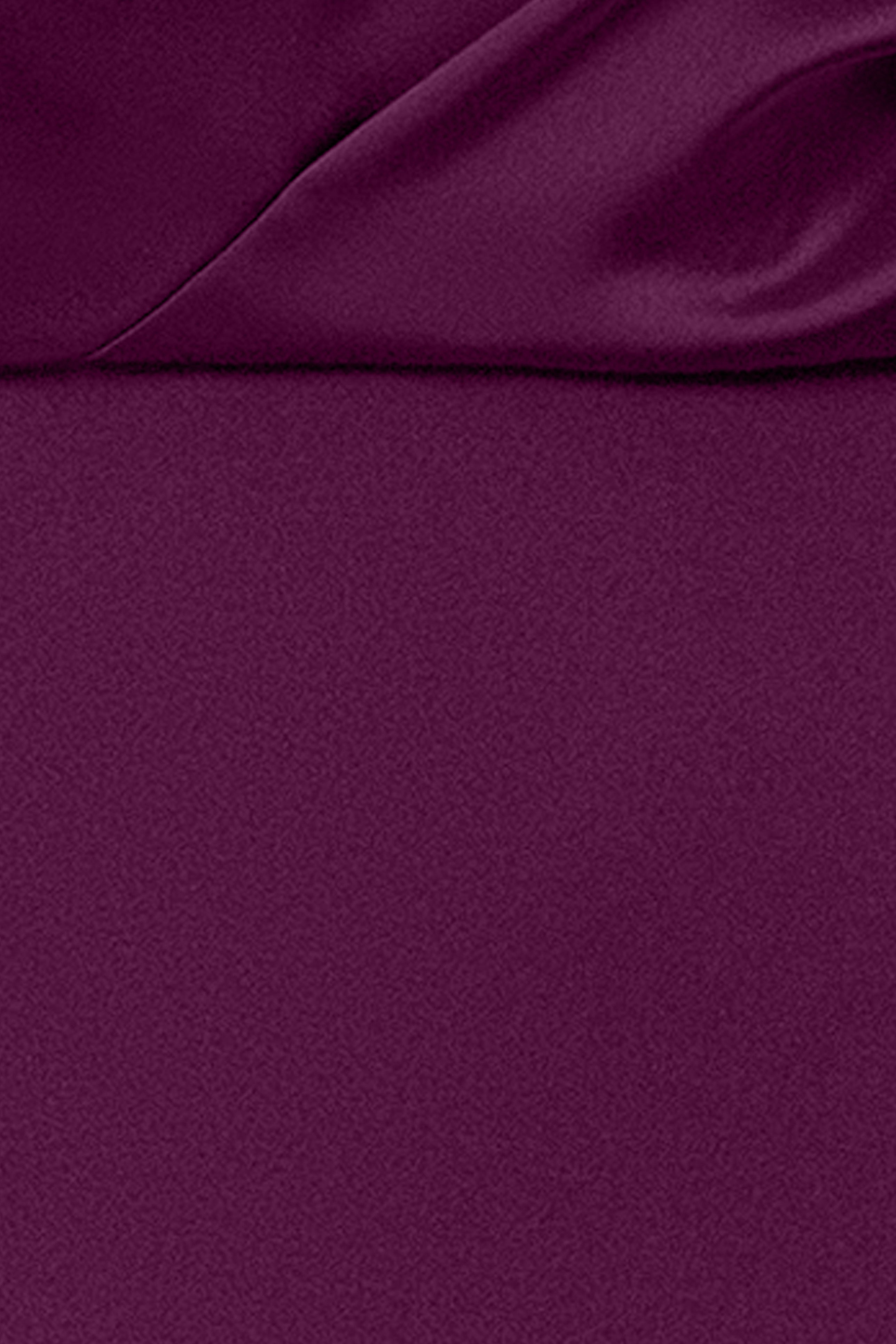 "Ana" Scuba Crepe Satin Drop Shoulder Floor Length Dress