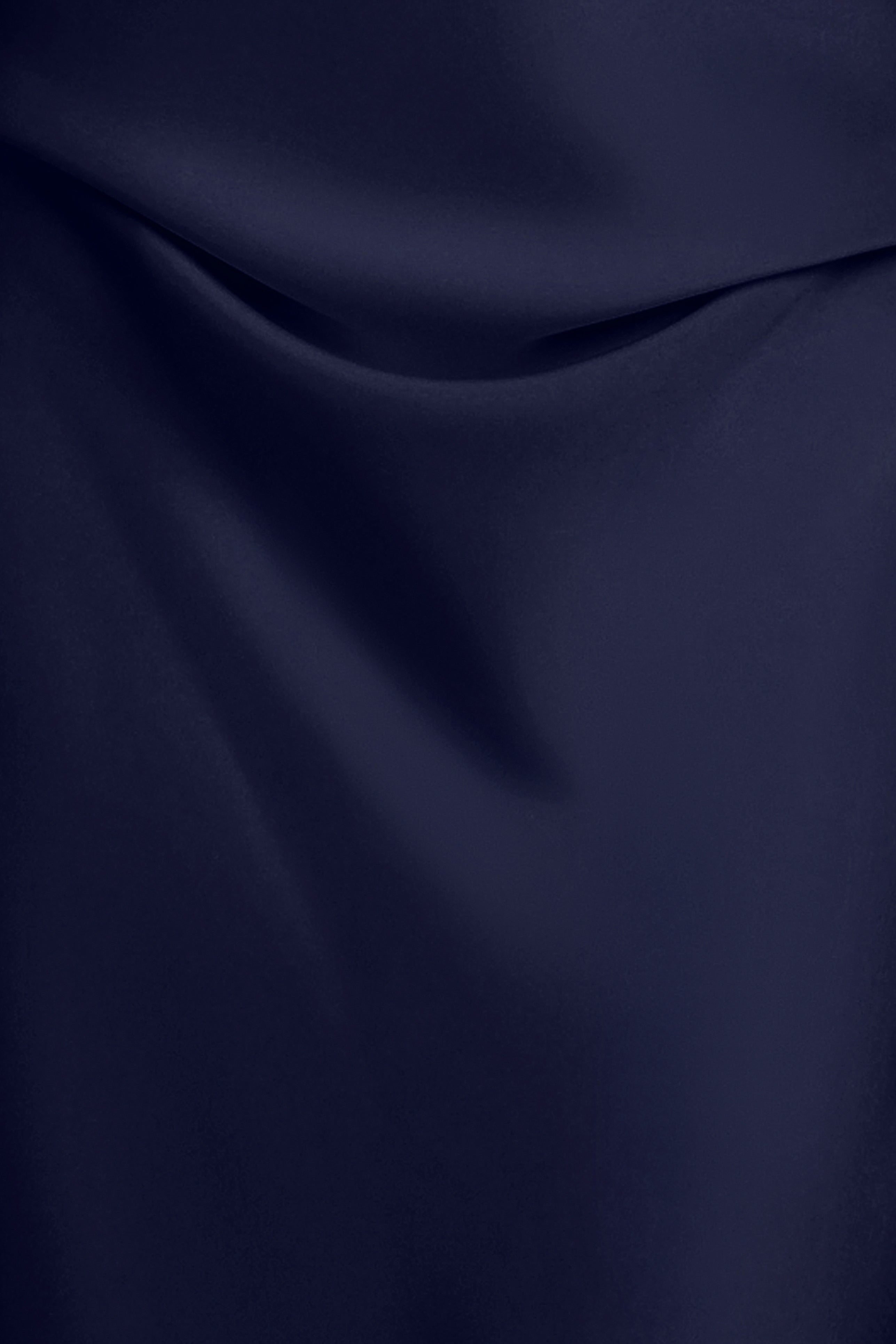 "Amina" Satin Halter Dress