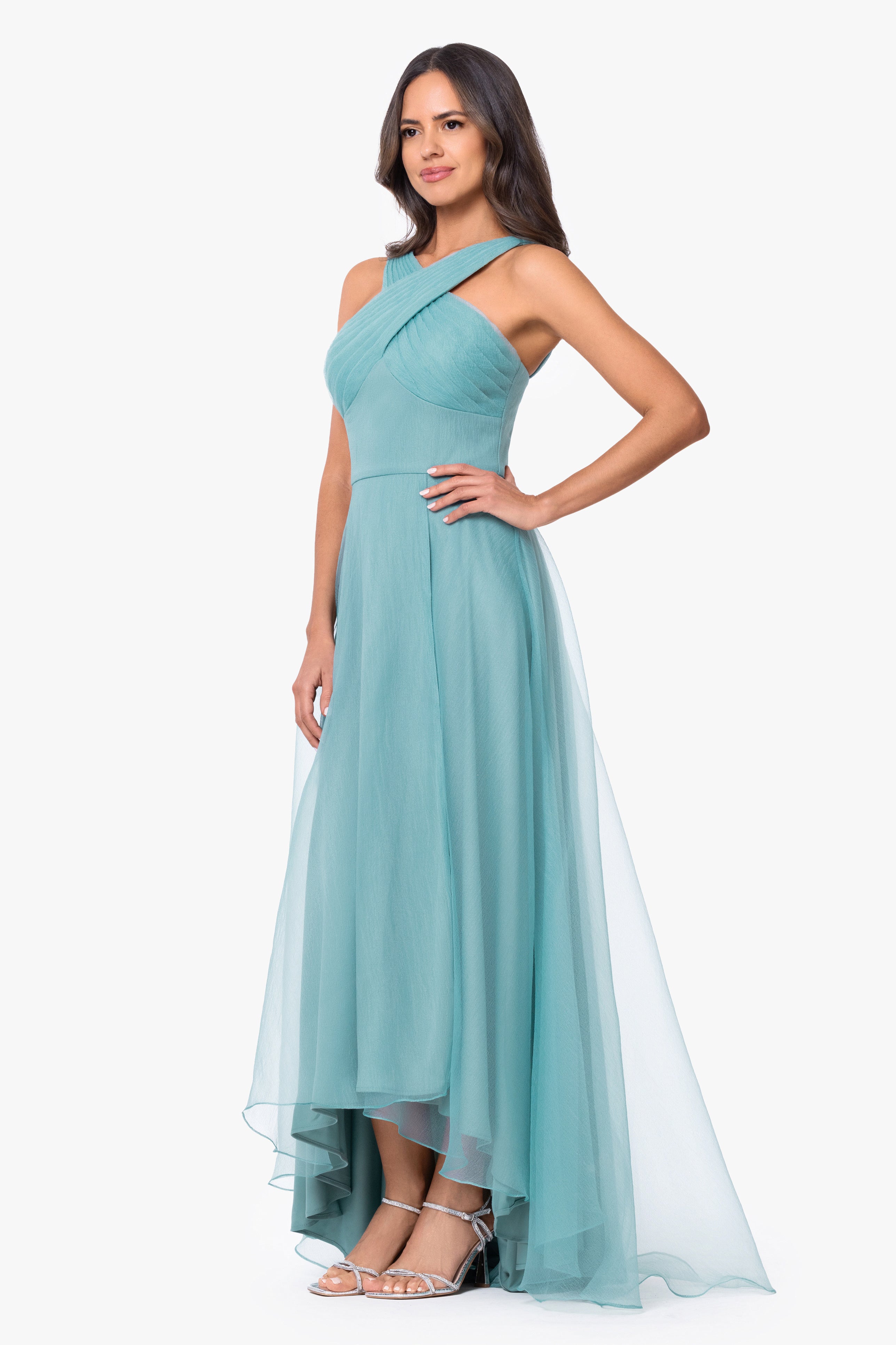 "Collins" Organza Cross Top Dress
