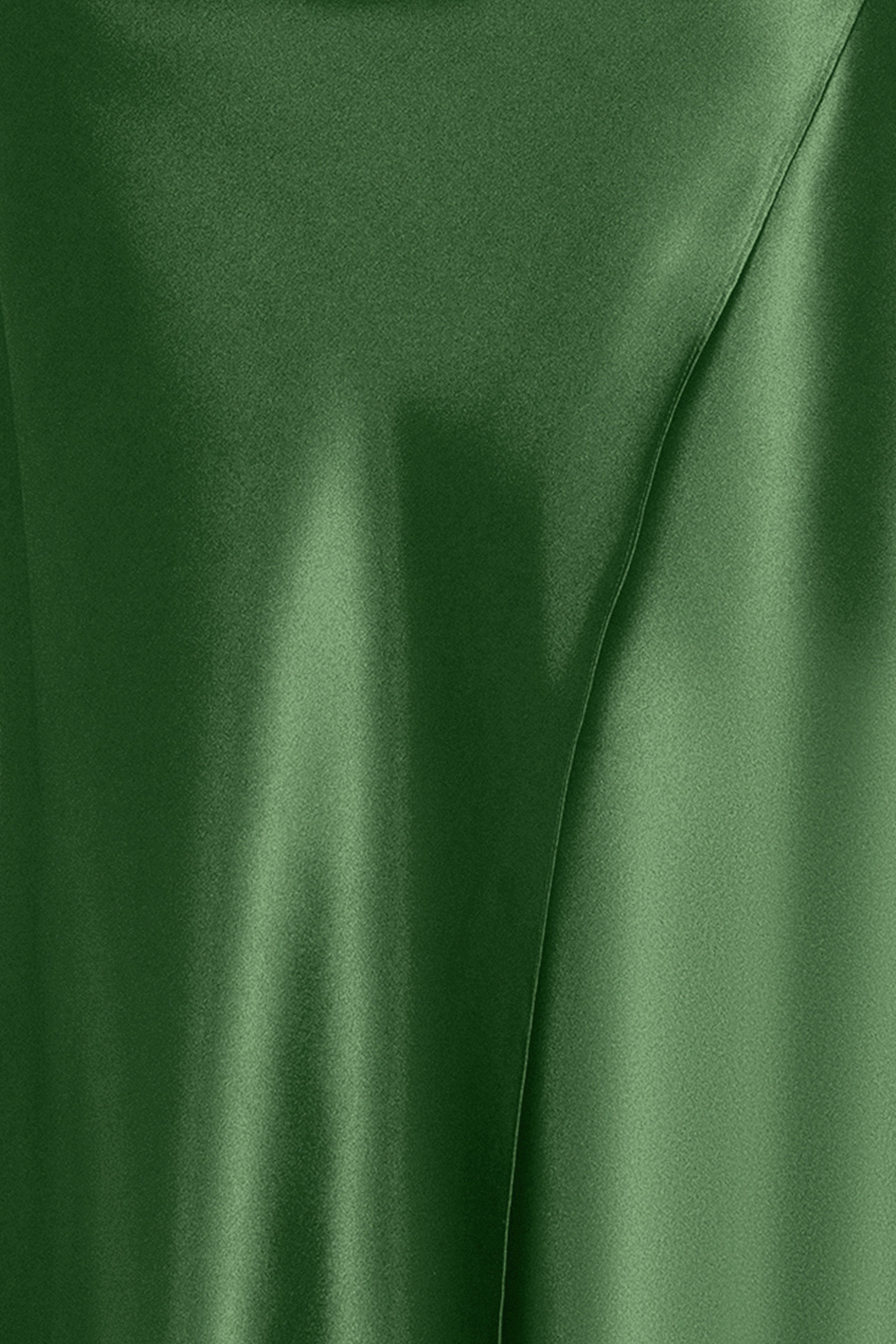 Plus "Sofia" Satin Drop Shoulder Dress