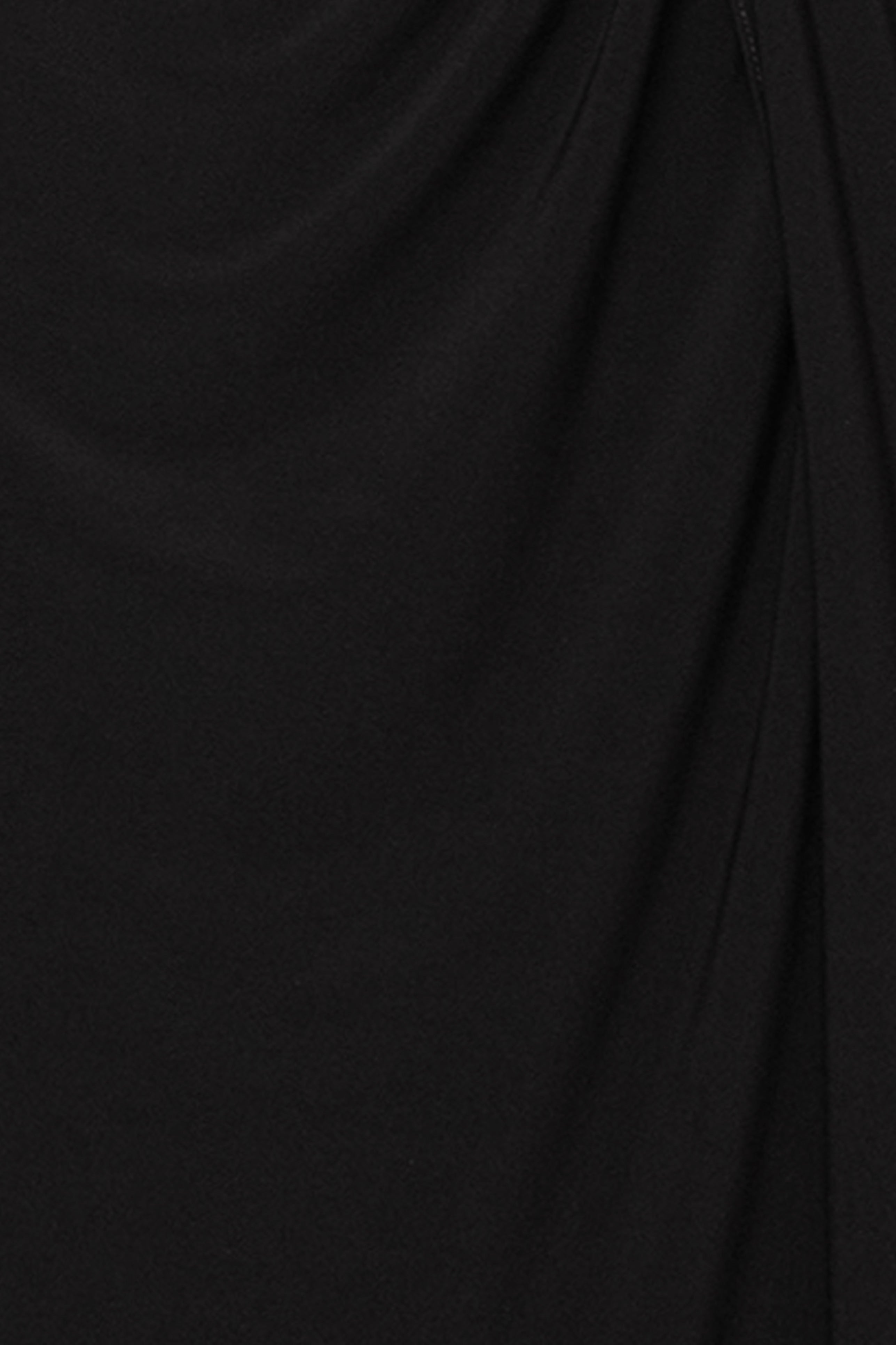 "Perry" Jersey Knit Rouched Floor Length Dress