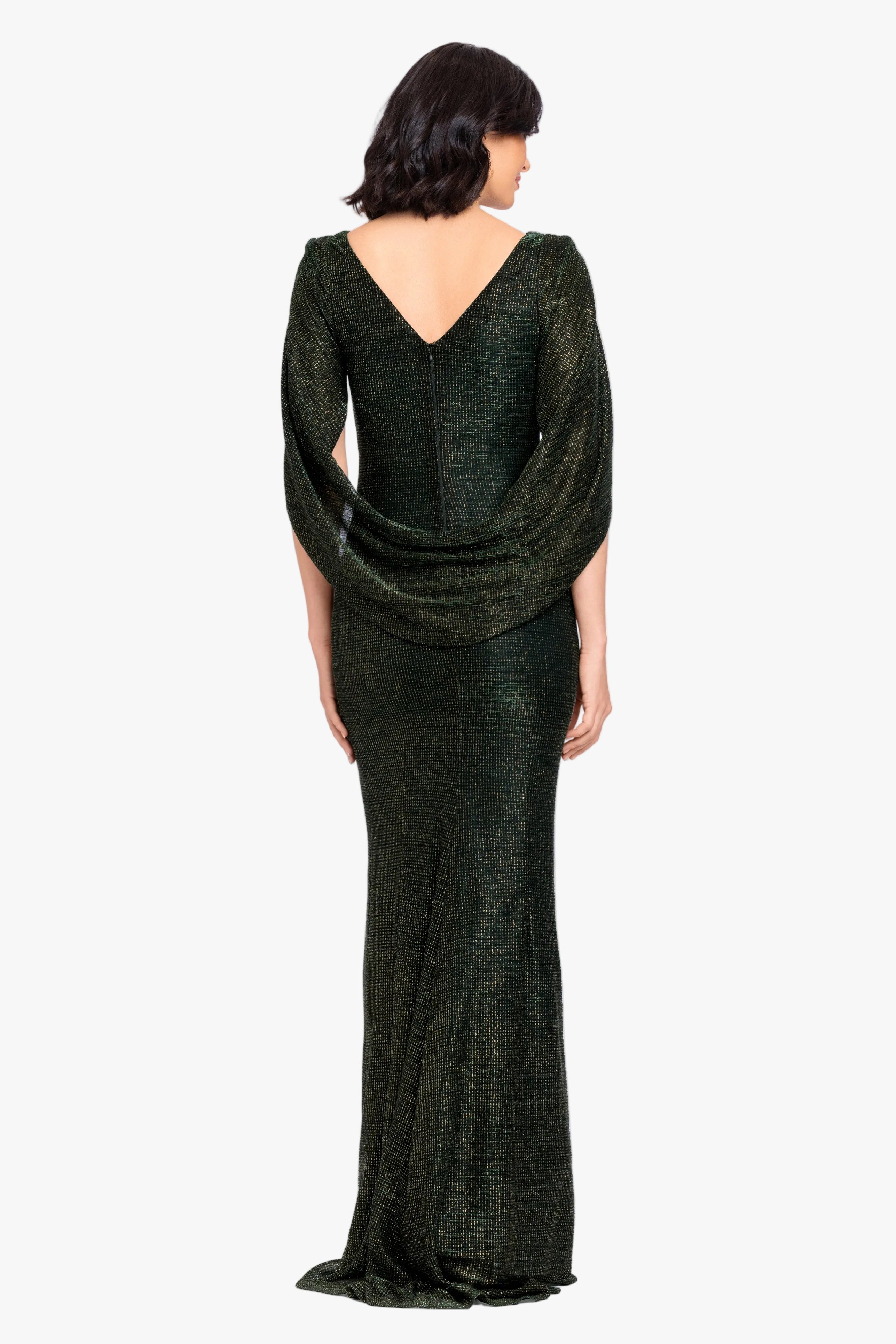 Petite "Marisol" Crinkle Droop Back Dress