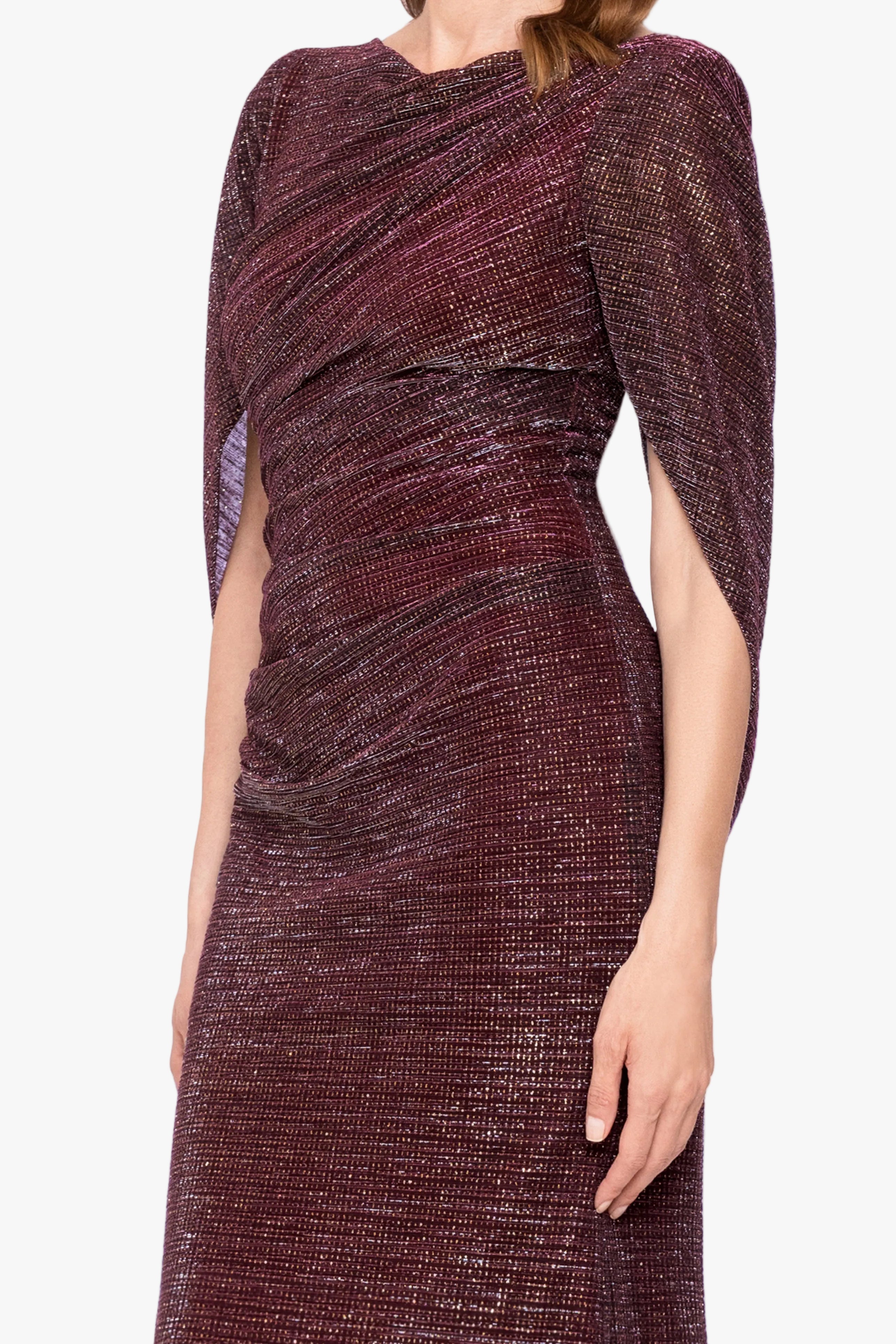"Marisol" Crinkle Droop Back Dress
