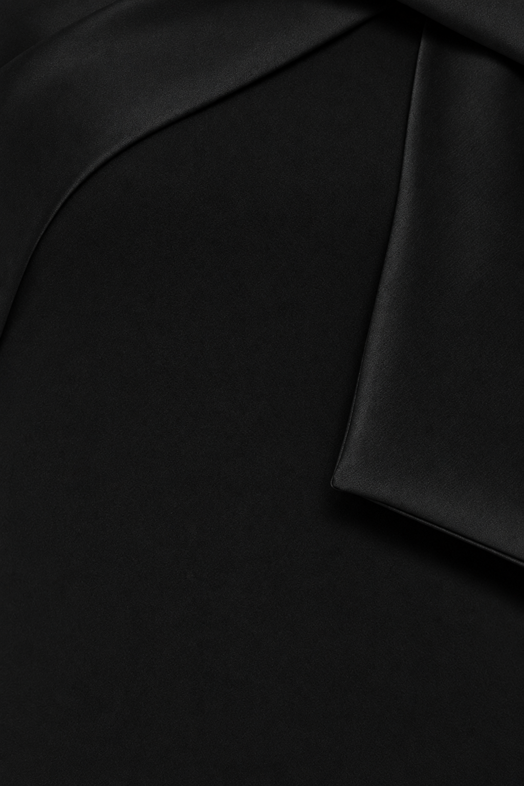 "Carmela" Scuba Crepe With Satin Bow Dress