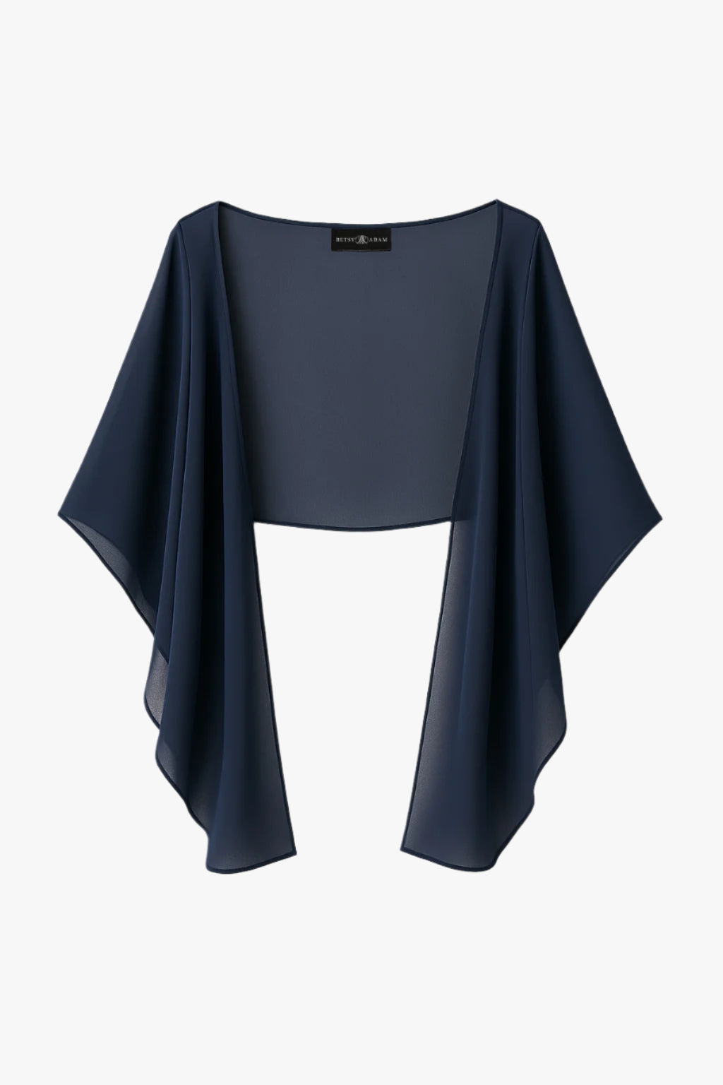 Bernadette Chiffon Shawl Wrap Navy / One Size Bernadette Chiffon Shawl Wrap Navy / One Size