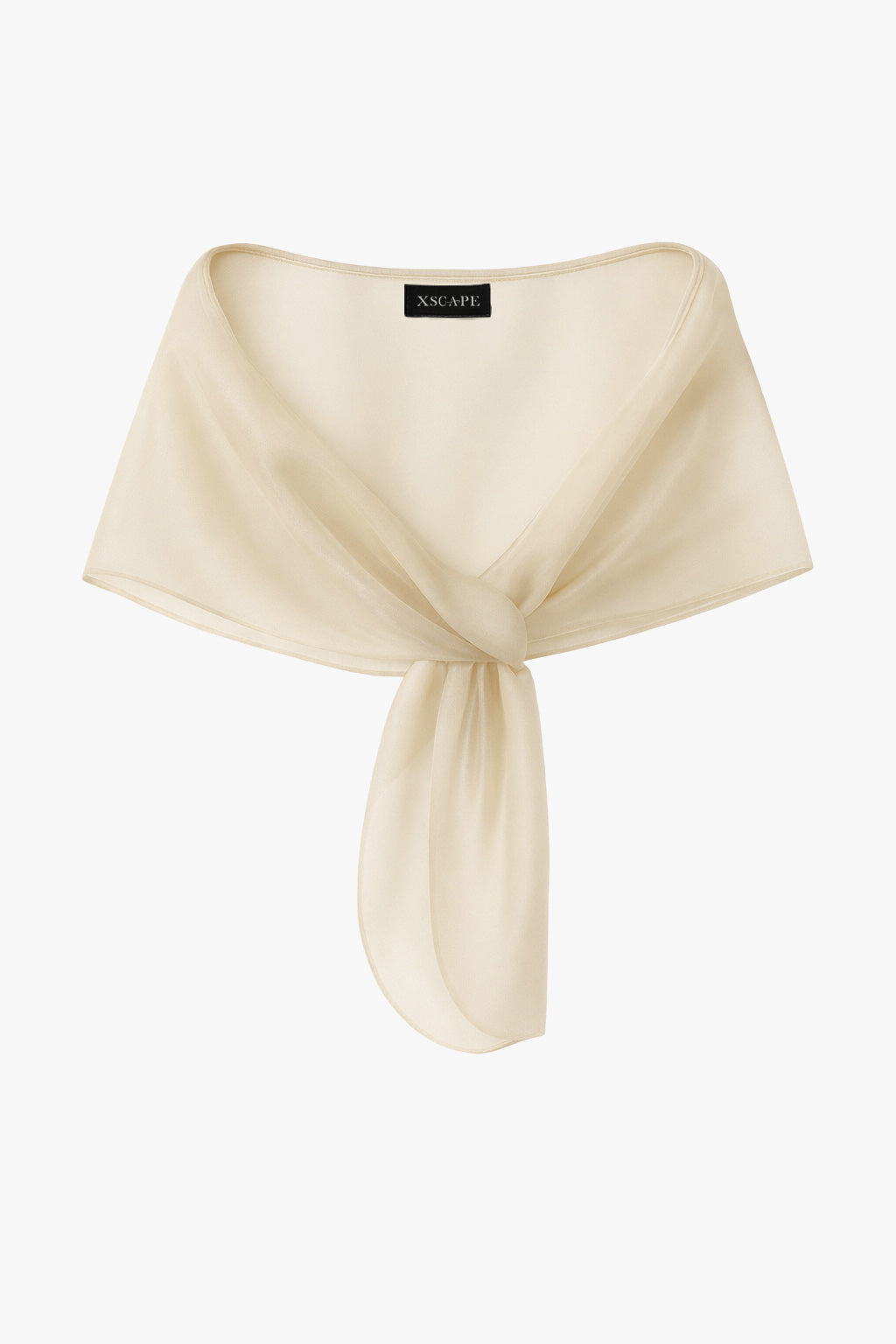 "Joan" Pull Through Organza Shawl Wrap