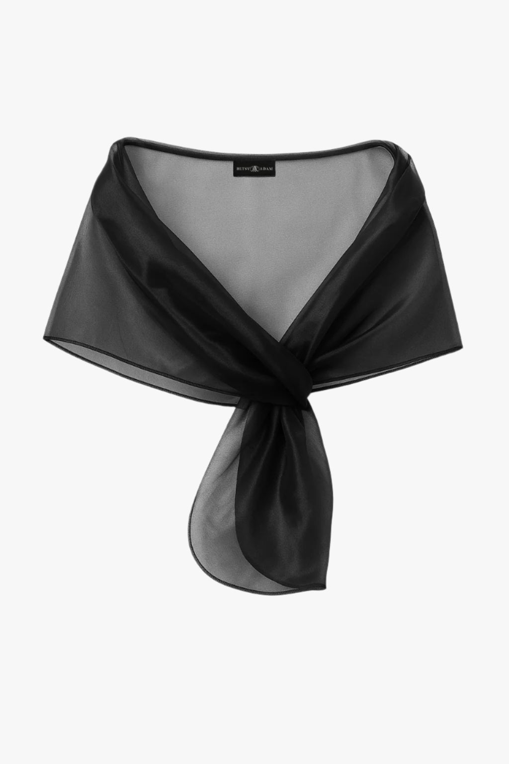 Joan Pull Through Organza Shawl Wrap | Betsy & Adam Black / One Size Joan Pull Through Organza Shawl Wrap | Betsy & Adam Black / One Size
