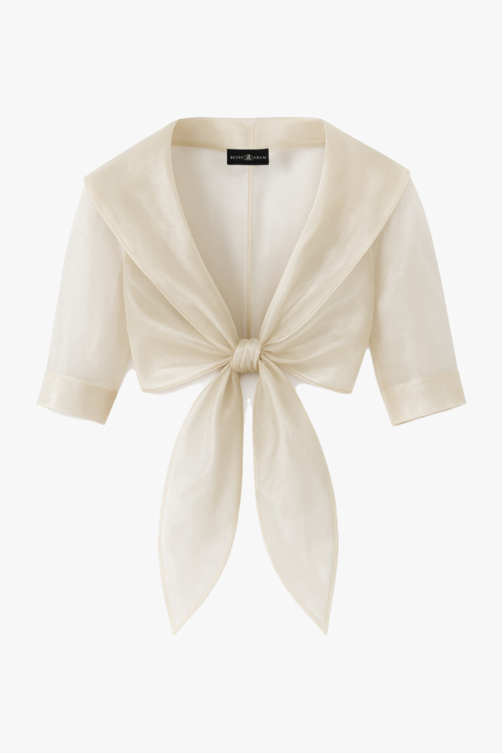 "Agnes" Organza 3/4 Sleeve Shawl Wrap