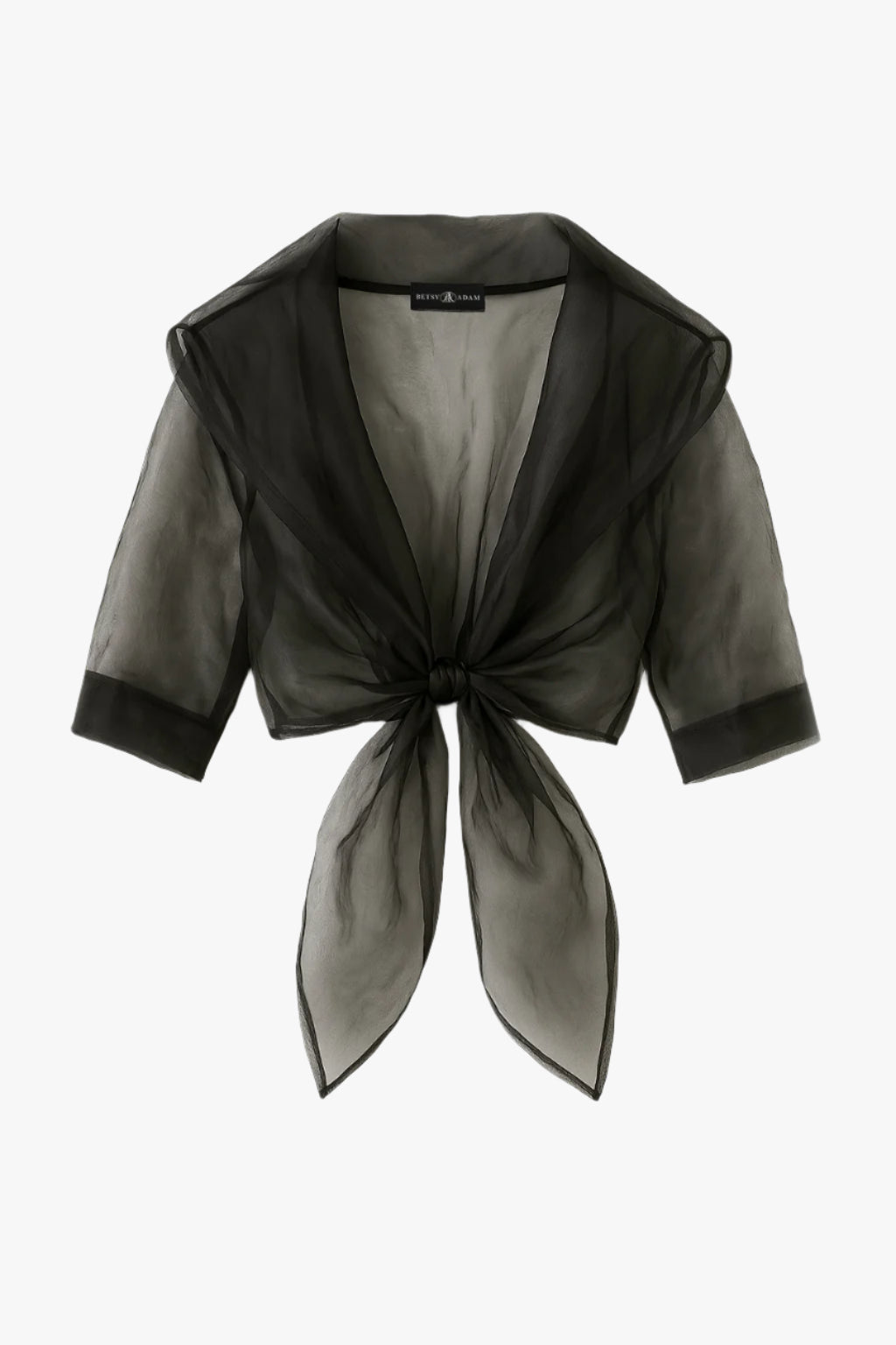 "Agnes" Organza 3/4 Sleeve Shawl Wrap