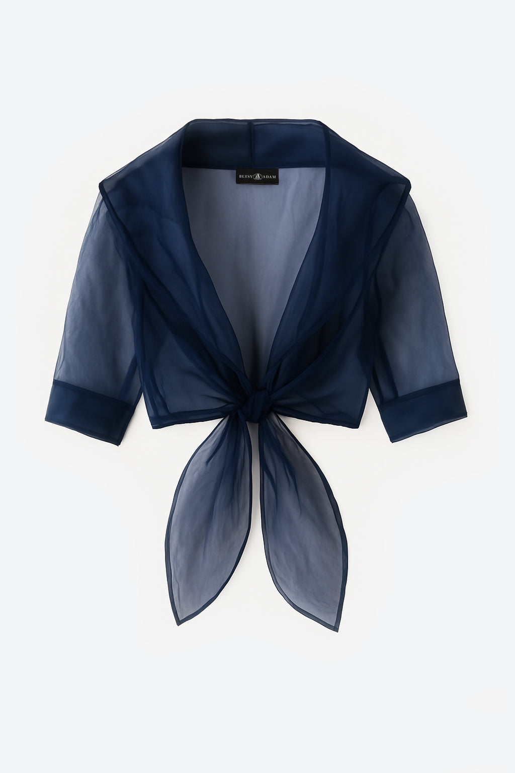 "Agnes" Organza 3/4 Sleeve Shawl Wrap