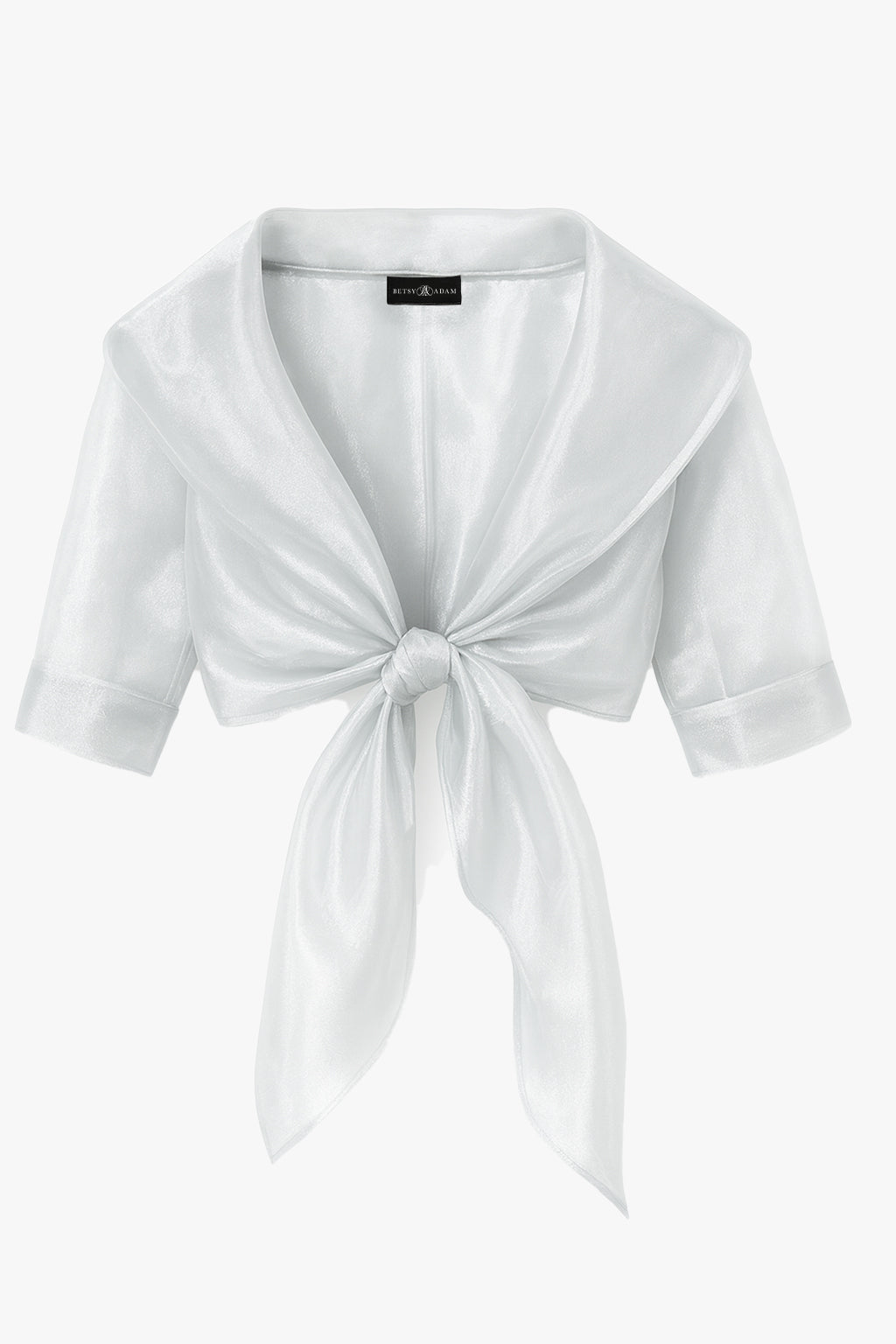 "Agnes" Organza 3/4 Sleeve Shawl Wrap