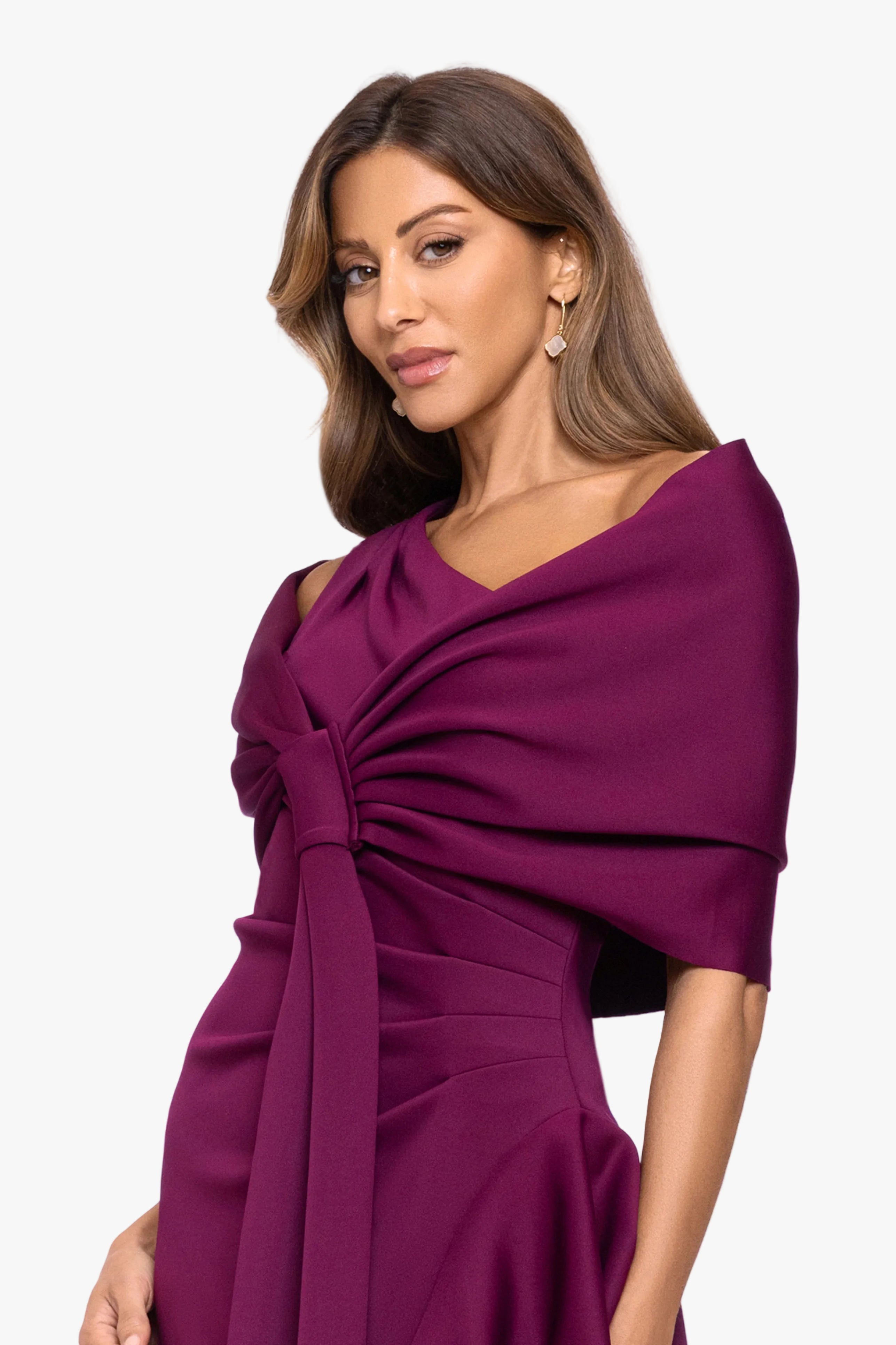 "Carol" Techno Scuba Pull Through Shawl Wrap