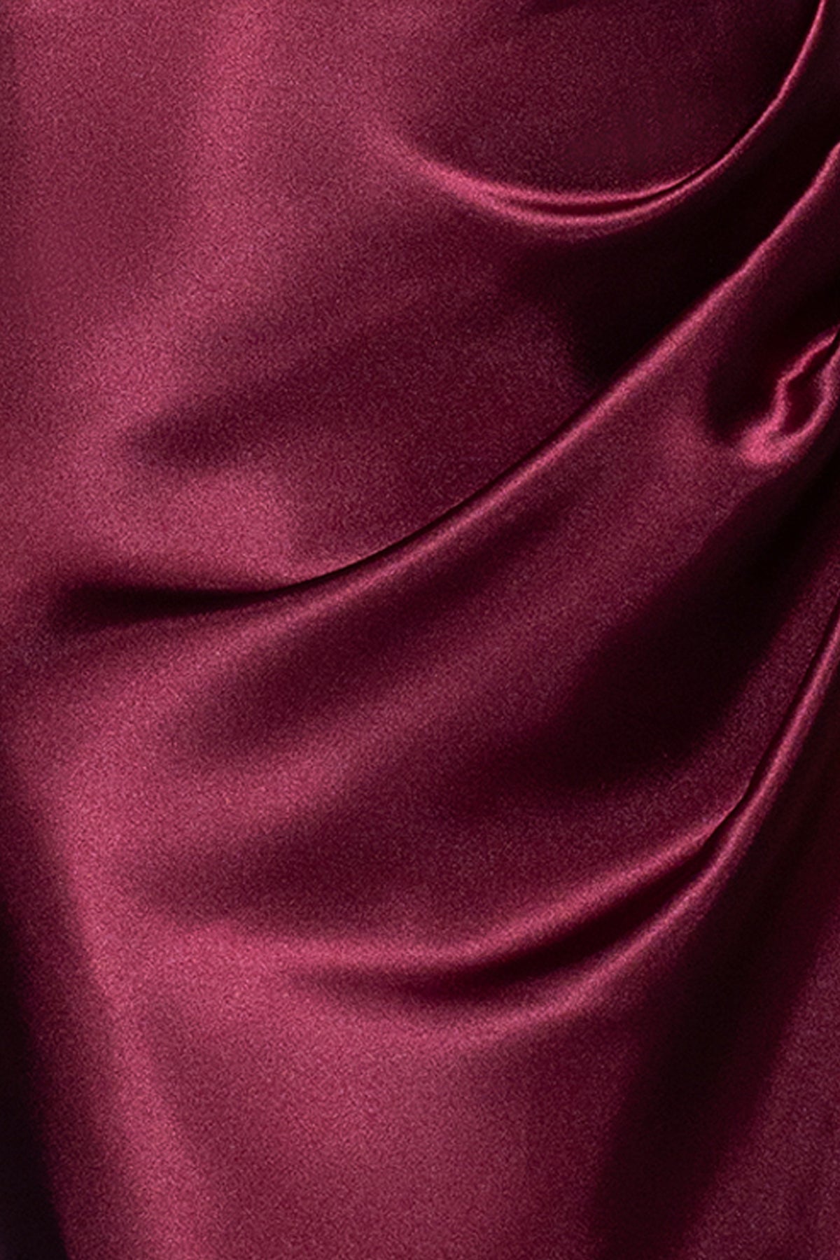 "Sofia" Satin Drop Shoulder Dress