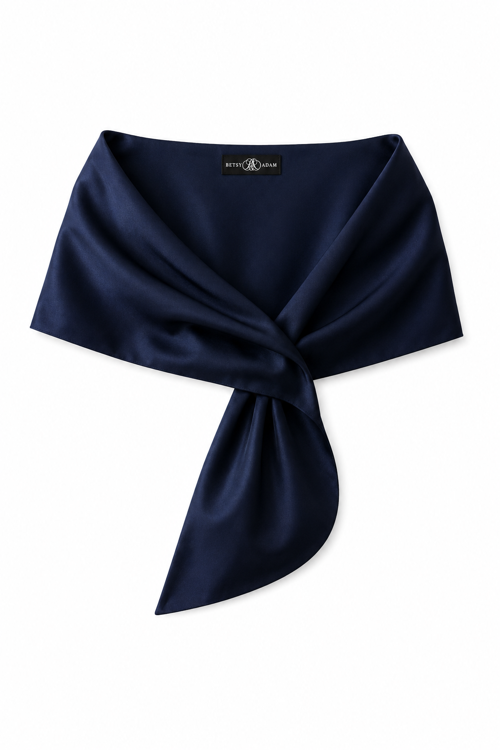 "Trixie" Satin Pull Through Shawl Wrap