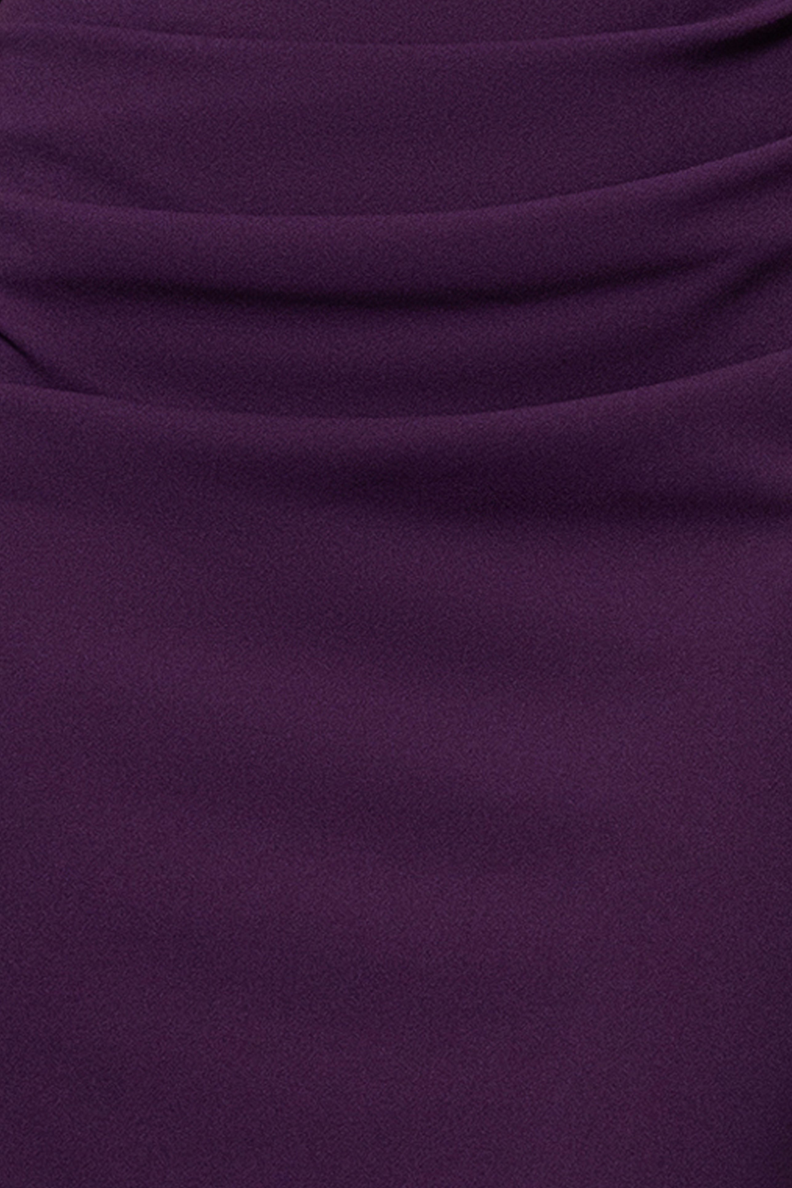 Mulberry “Jordan” Scuba Crepe Draped Back Short Dress, scuba crepe fabric and ruching detail