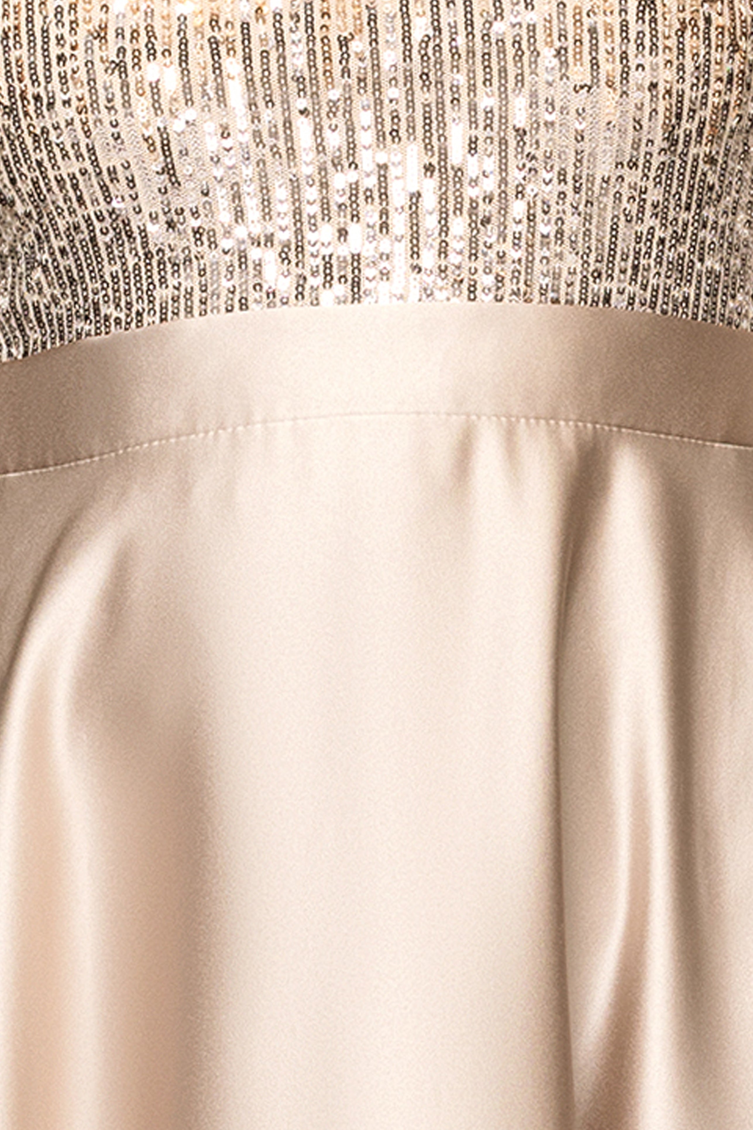 "Quinn" Embellished Sequin Ballgown