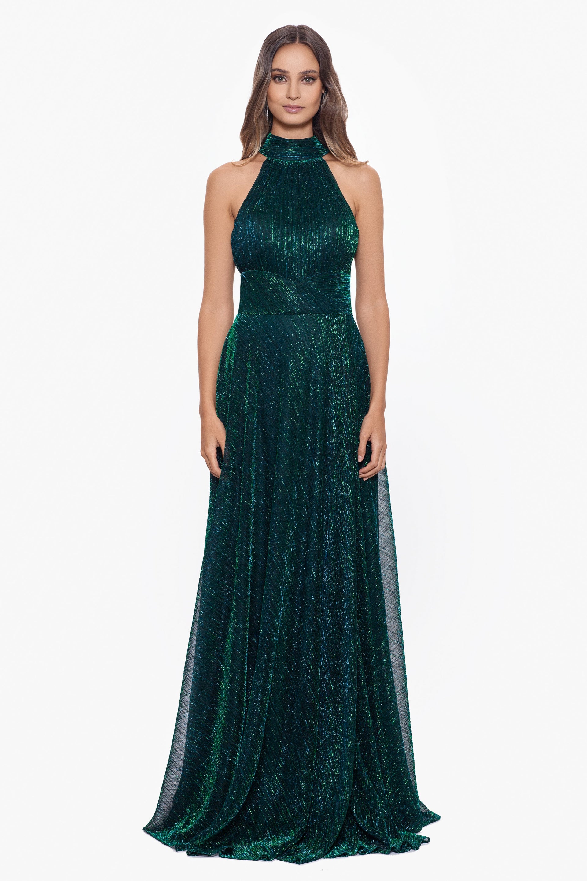 “Stella” Halter Wrap Skirt Dress