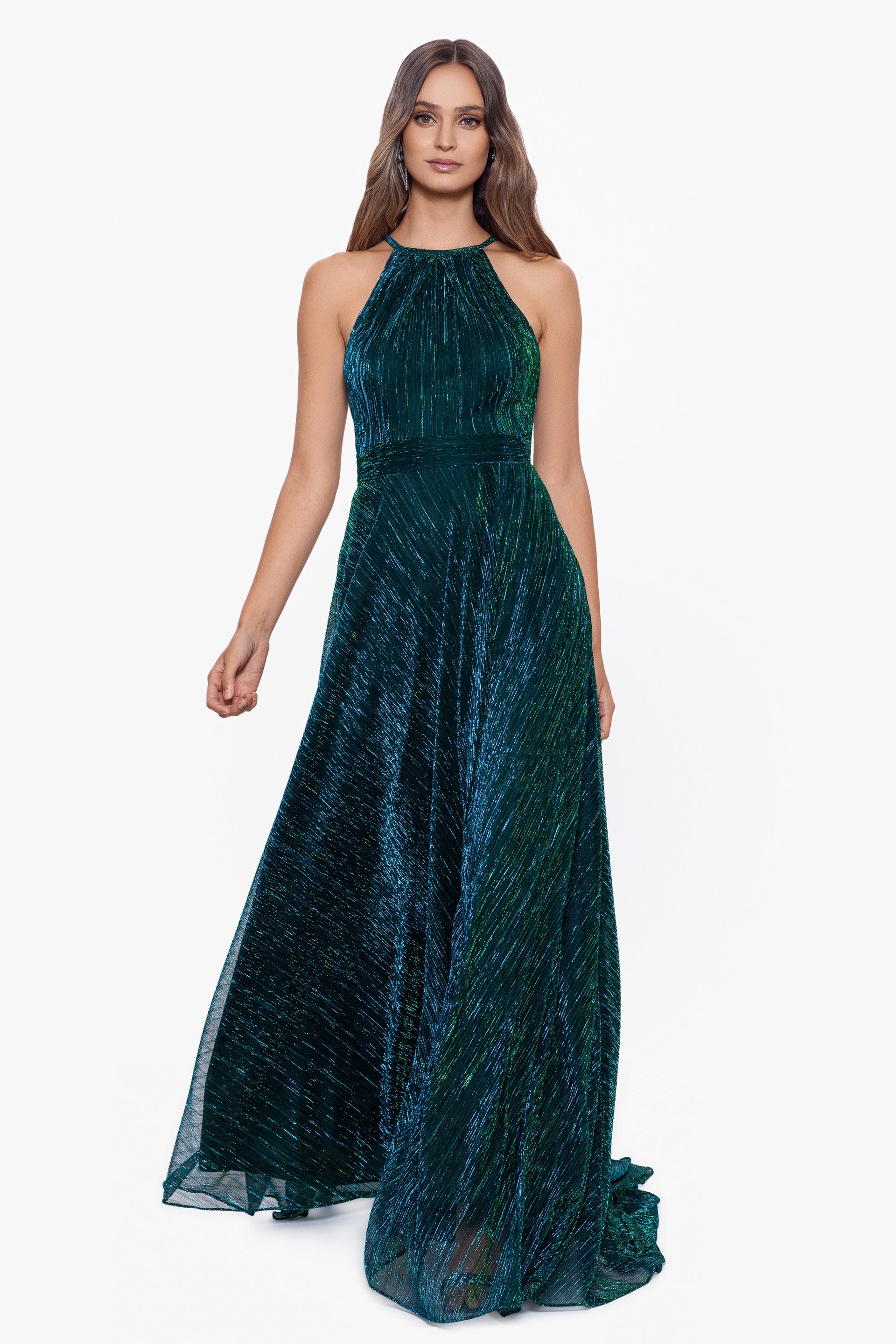 Petite "Mila" Halter Dress