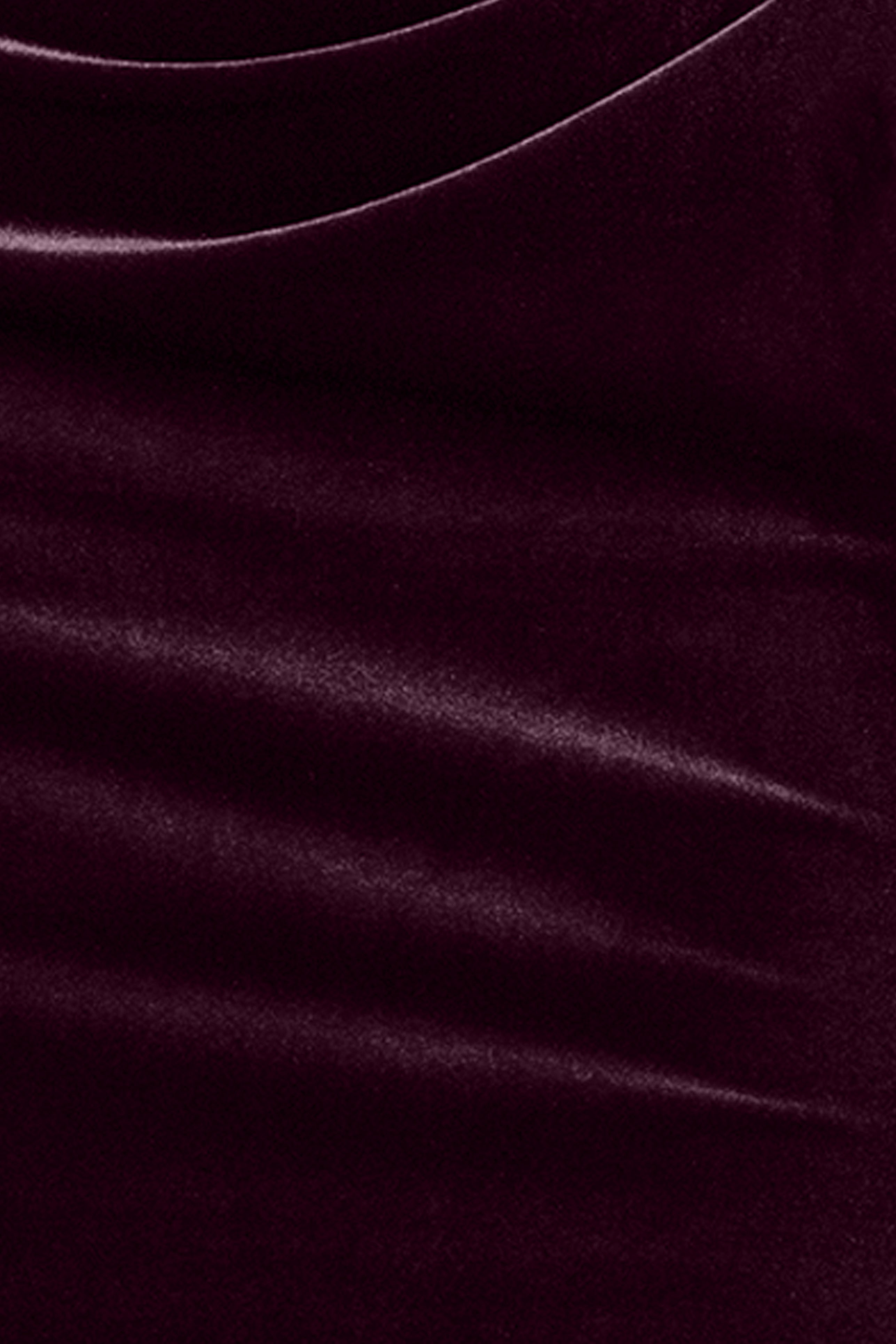 "Annette" Velvet Off Shoulder Long Sleeve Dress