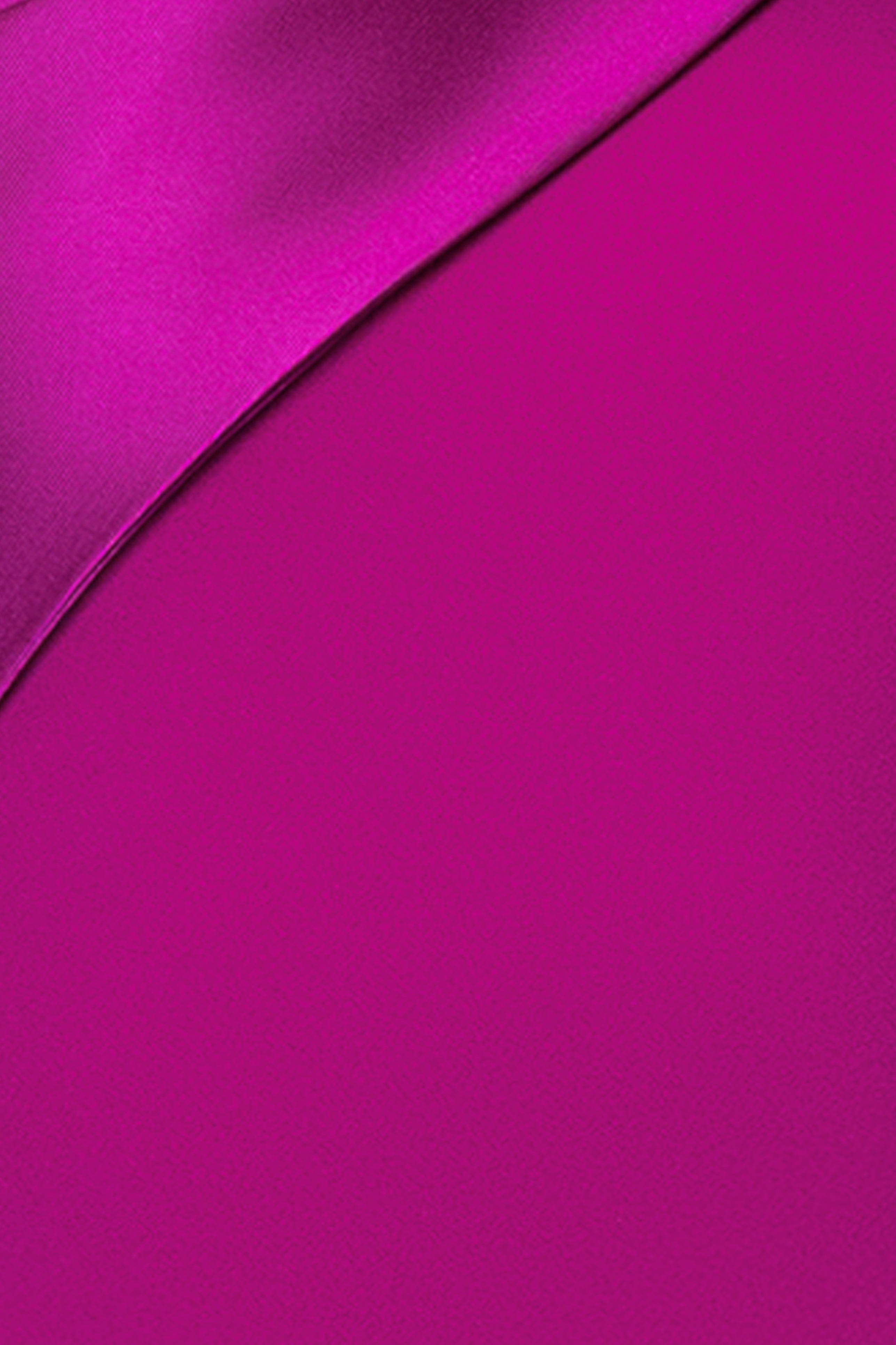 "Carmela" Long Scuba Crepe Dress with Satin Bow