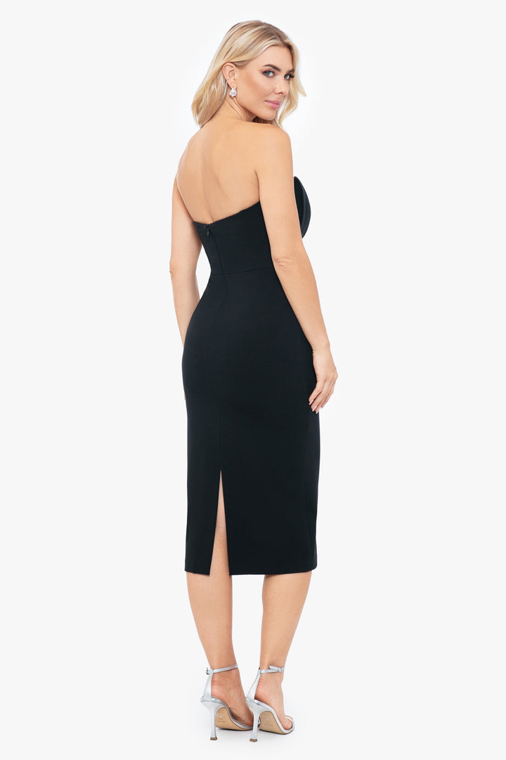 "Lori" Short Contour Jersey Asymmetrical Top Dress