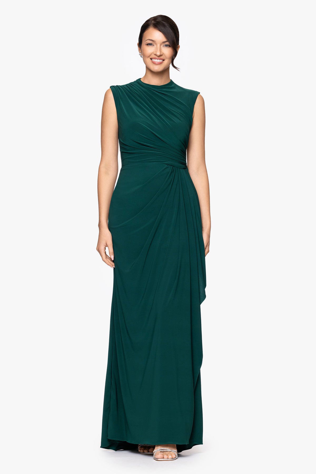 "Patricia" Jersey Knit Sleeveless Dress
