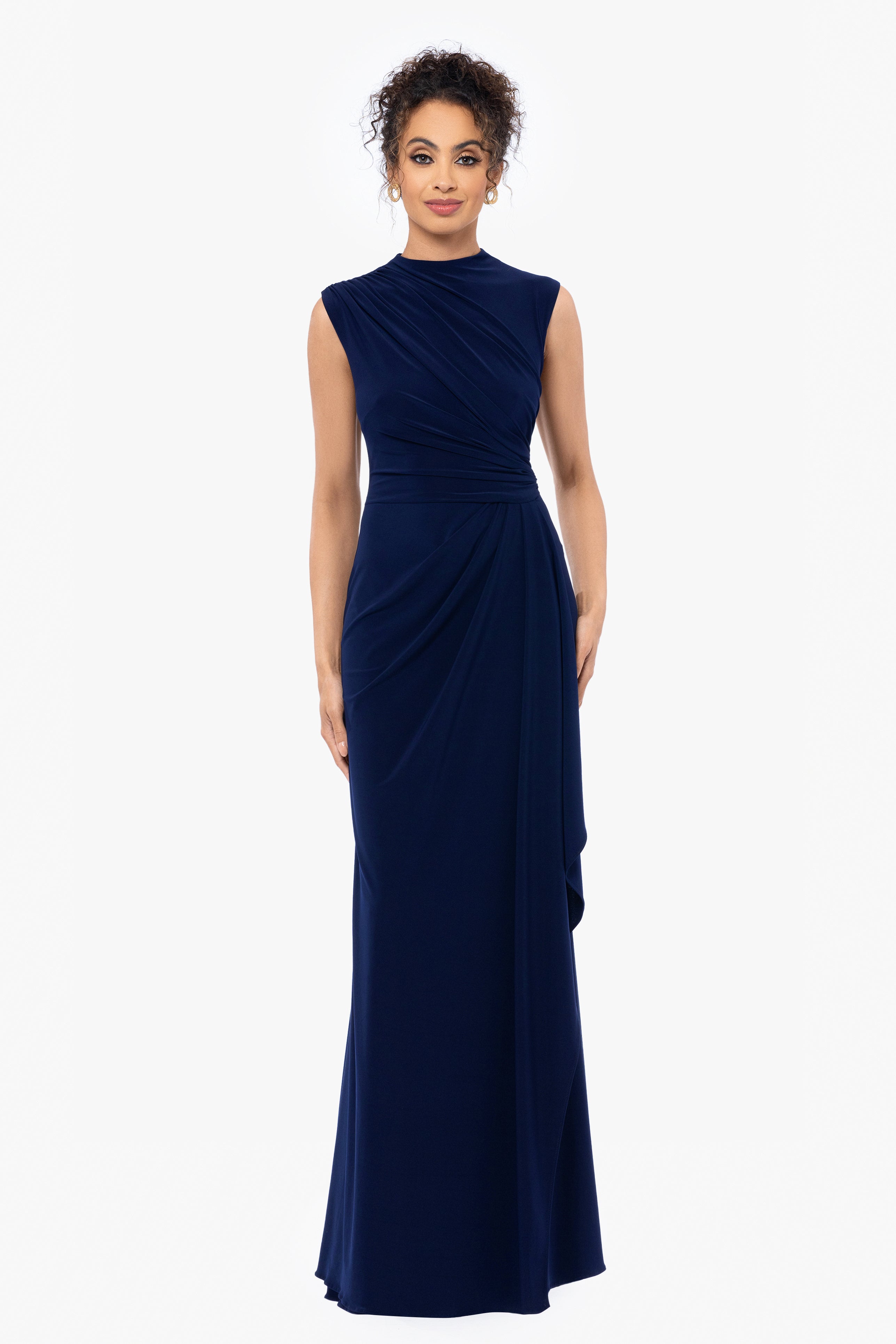 "Patricia" Jersey Knit Sleeveless Dress