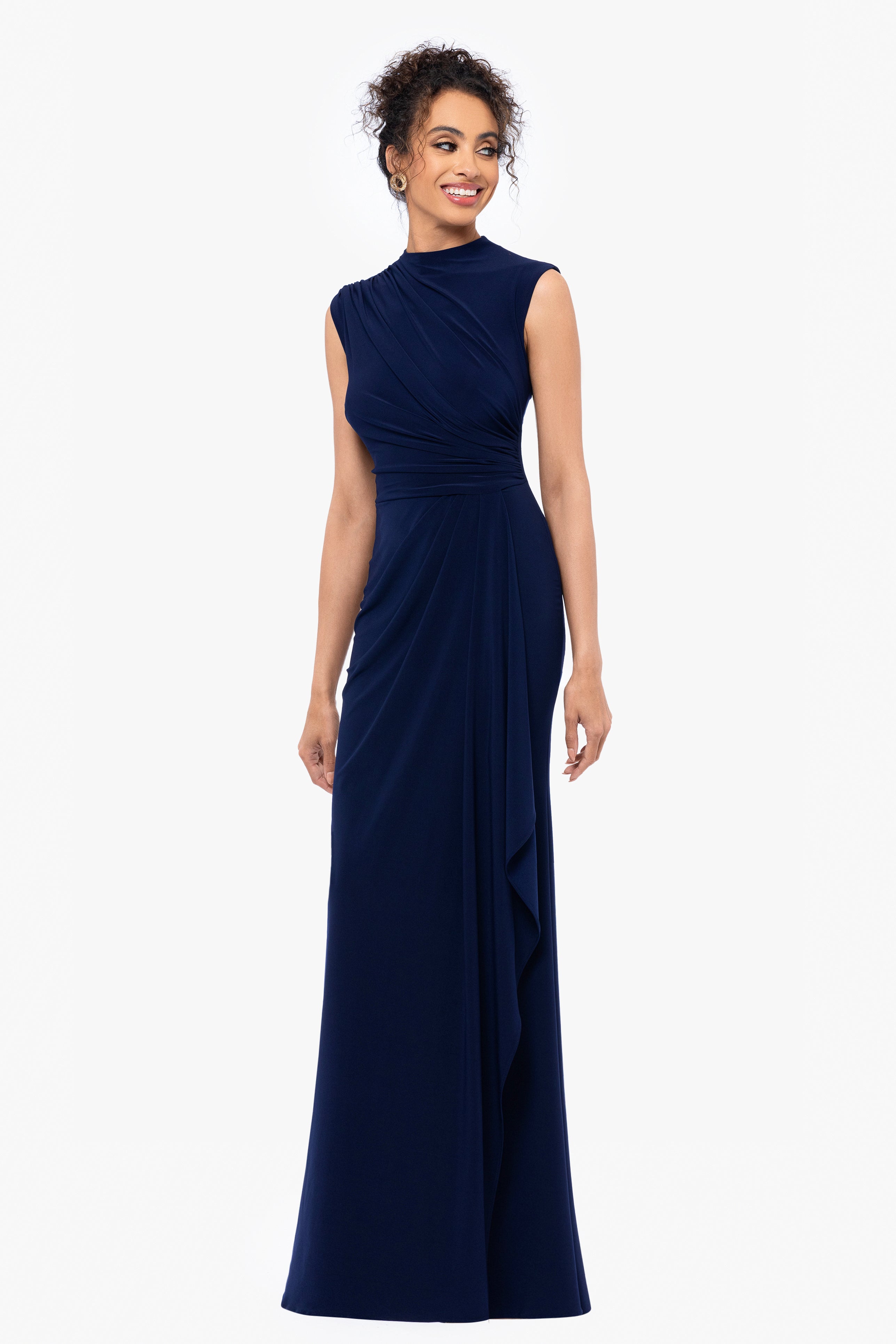 "Patricia" Jersey Knit Sleeveless Dress