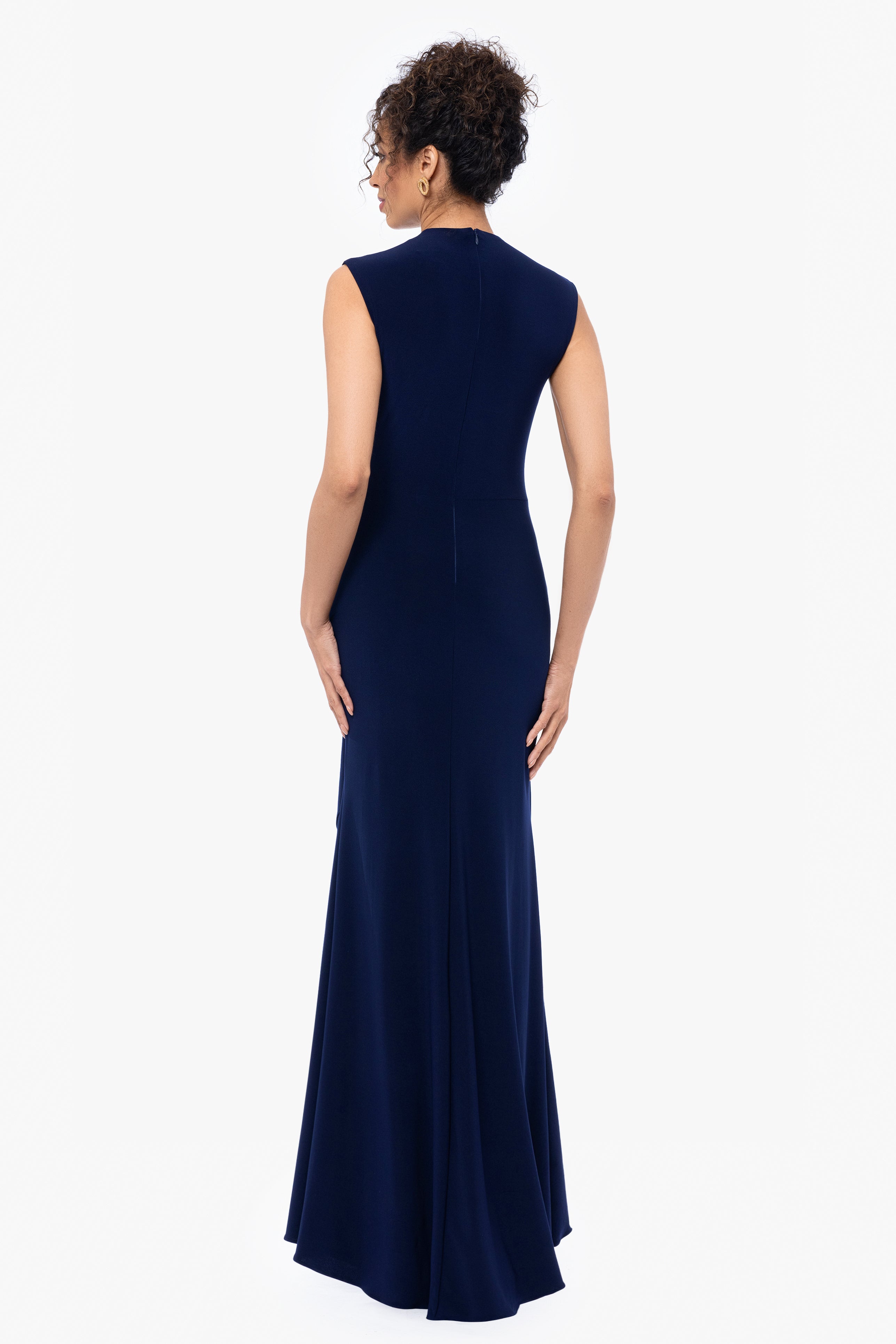 "Patricia" Jersey Knit Sleeveless Dress