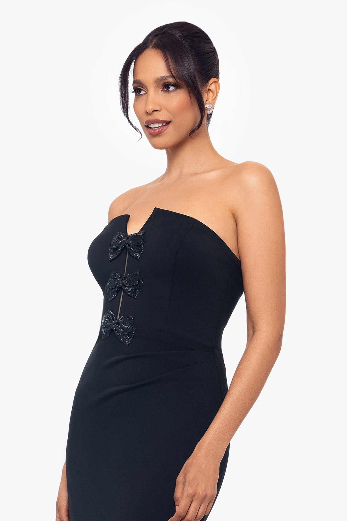Chic Black Evening Dress Black Formal Gown Y4886
